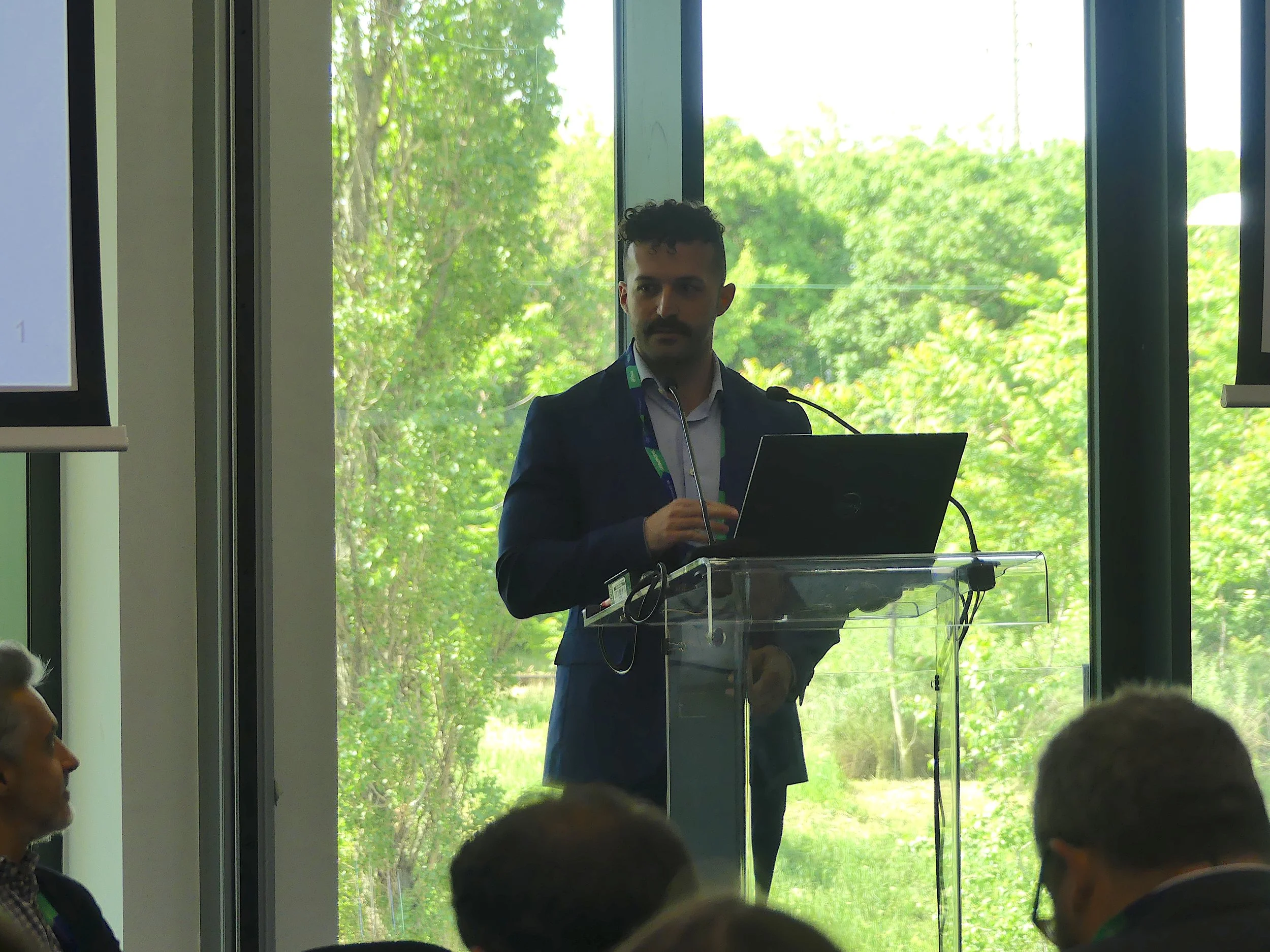 Emanuele Pugliese sharing insights during his keynote address.