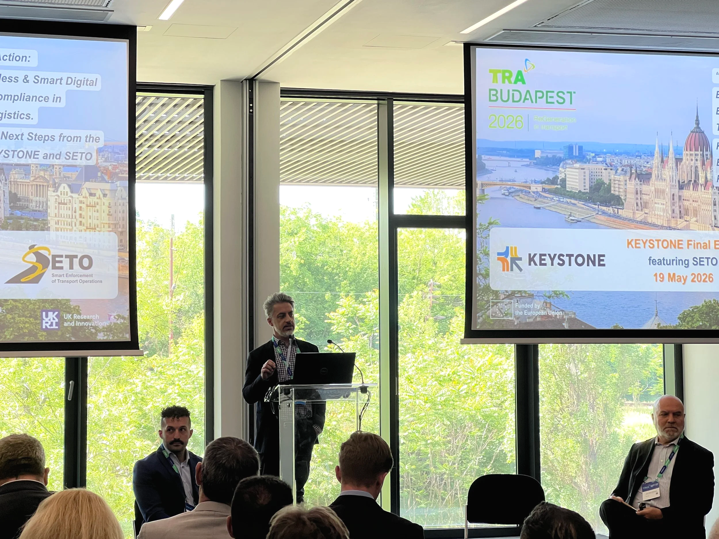 Remy Russoto delivering his keynote speech