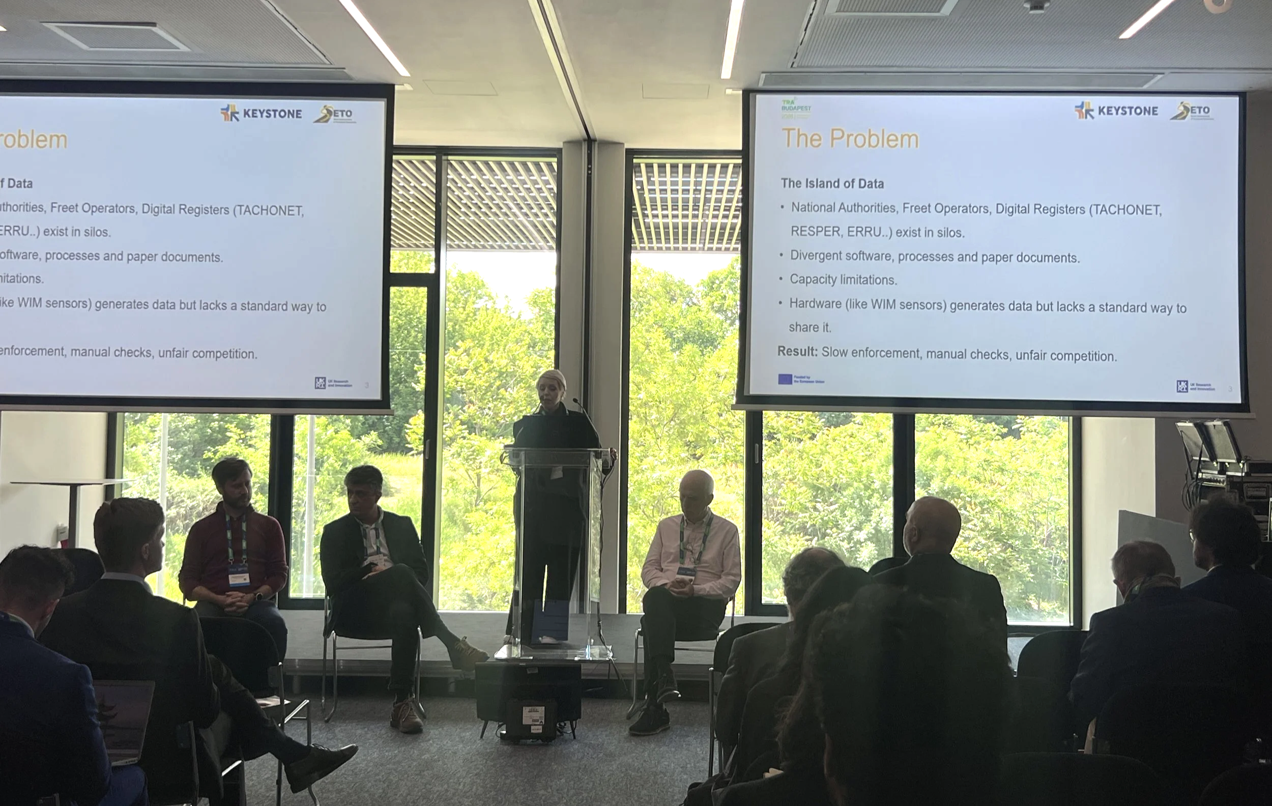 Zoe Petrakou introducing the API methodology framework.