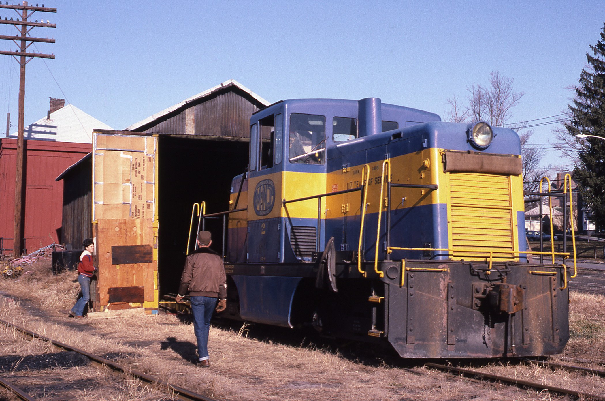   December 23, 1986 in Middletown, NY - Middletown &amp; New Jersey Railroad Historical Society archives collection  