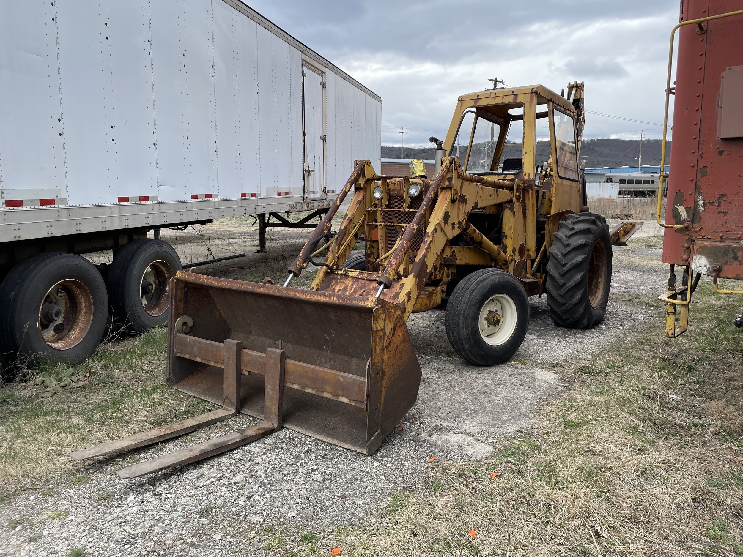 Minneapolis-Moline backhoe