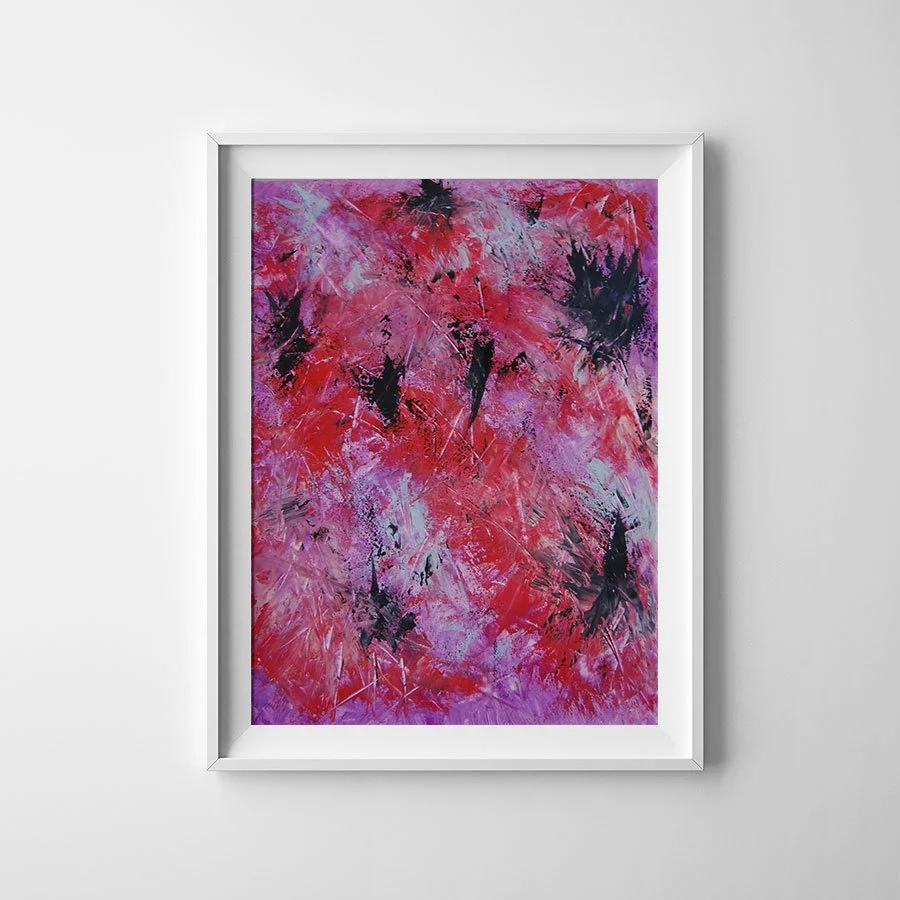 Nina Jahanbin Acrylic Art - Bloody Purple.jpg
