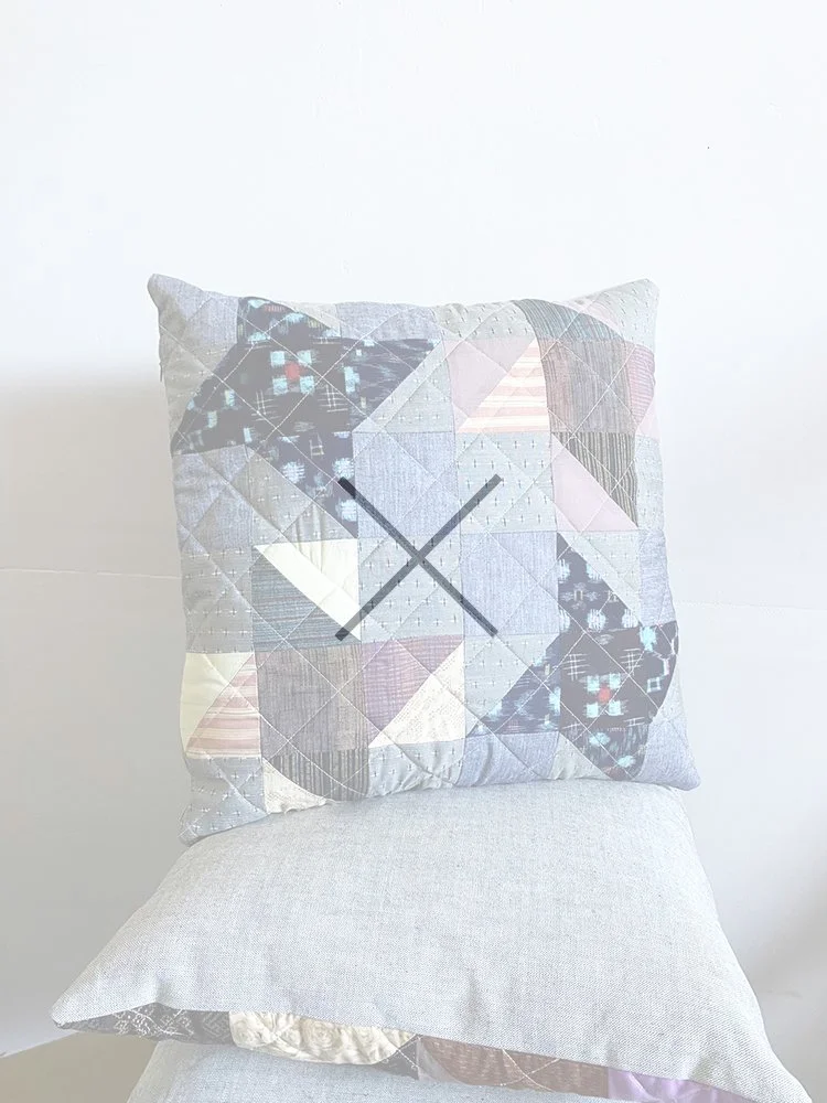 New quilted cushion (night sky) - SOLD