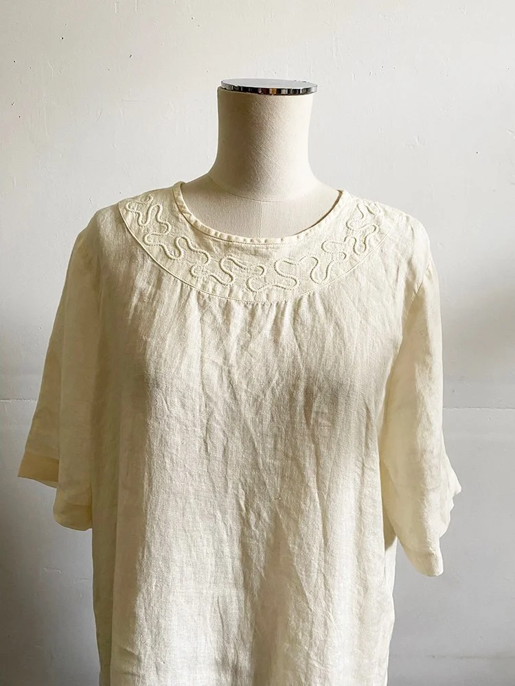 Vintage linen top