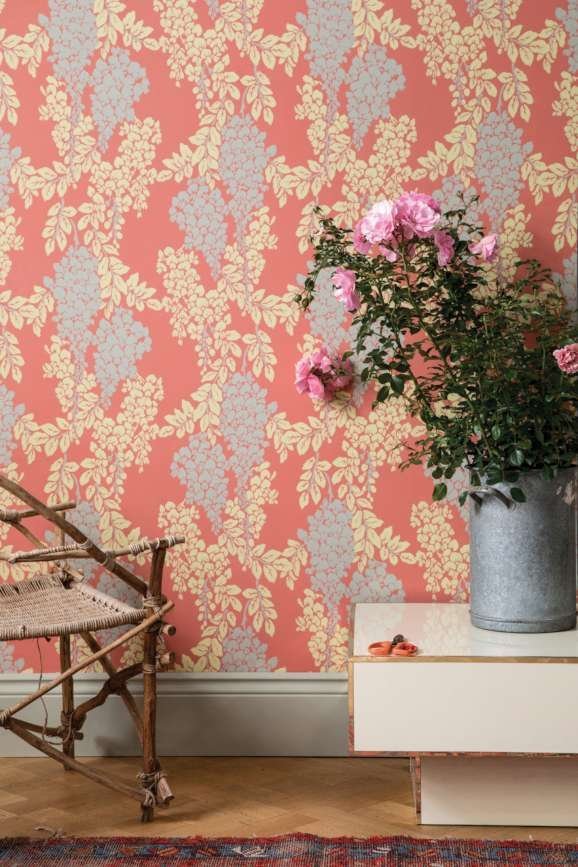 pink floral wallpaper ideas