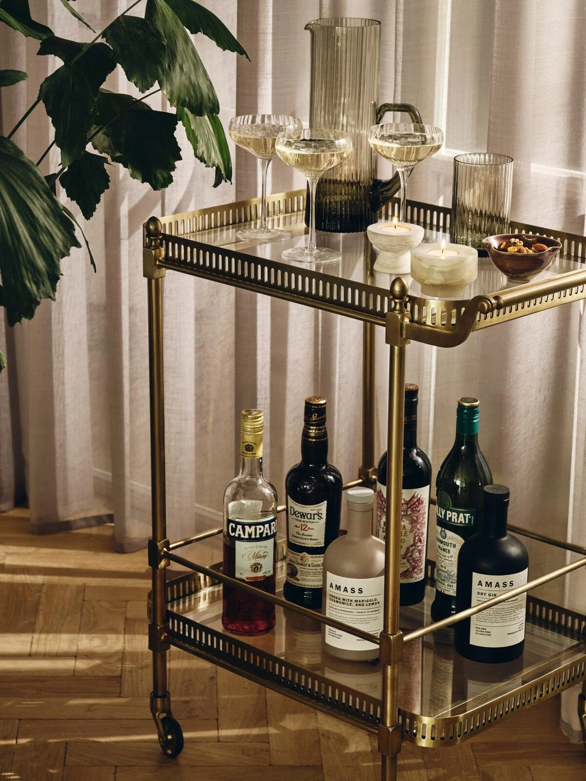 Metal Drinks Trolley