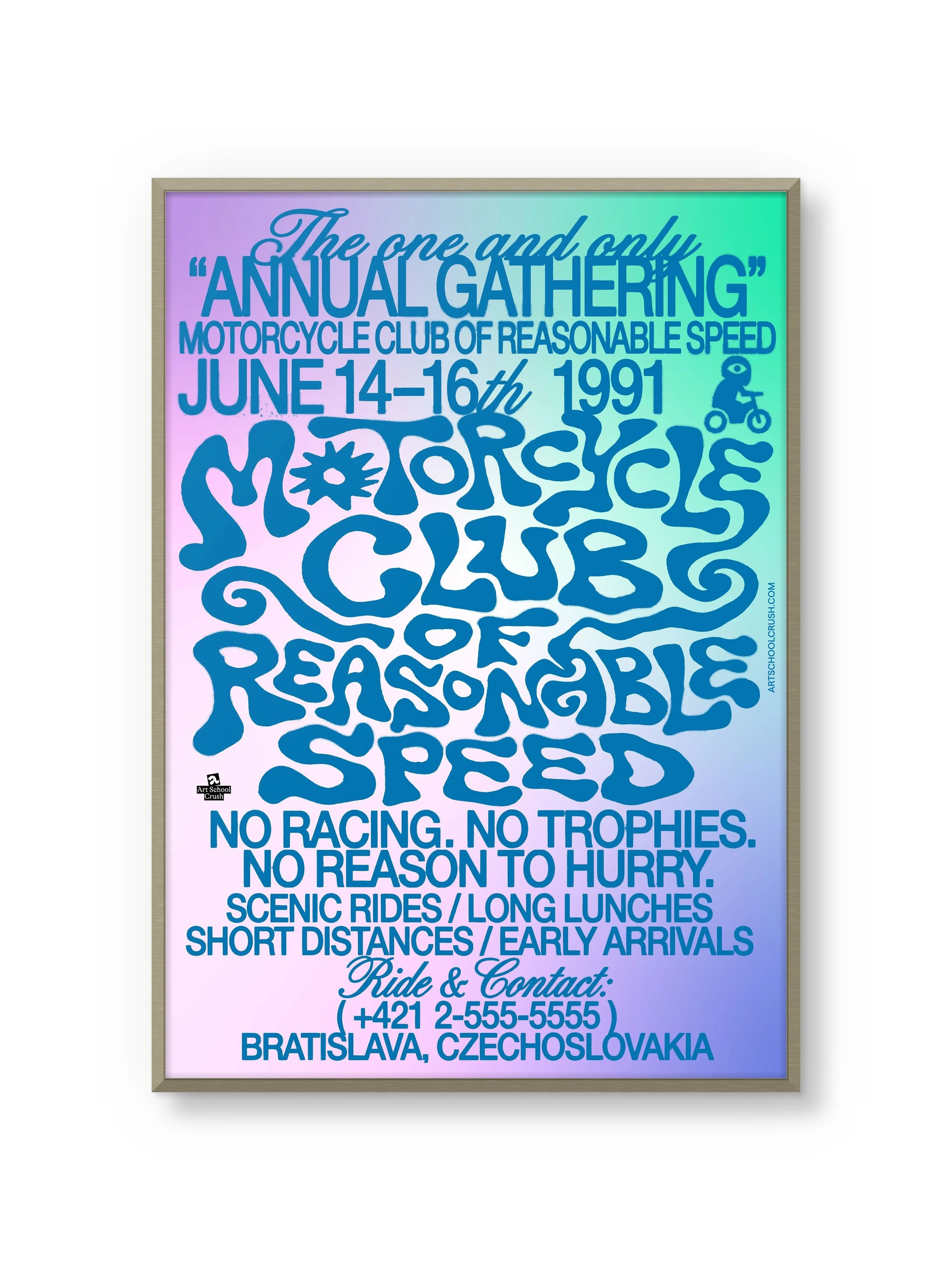 Motorcycle Club of Reasonable Speed Bratislava 1991