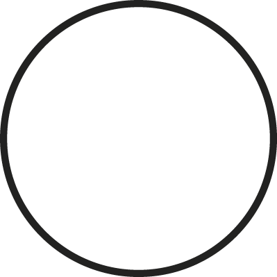 Circulo transparente con borde negro