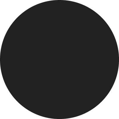 Círculo negro sólido sobre fondo transparente.