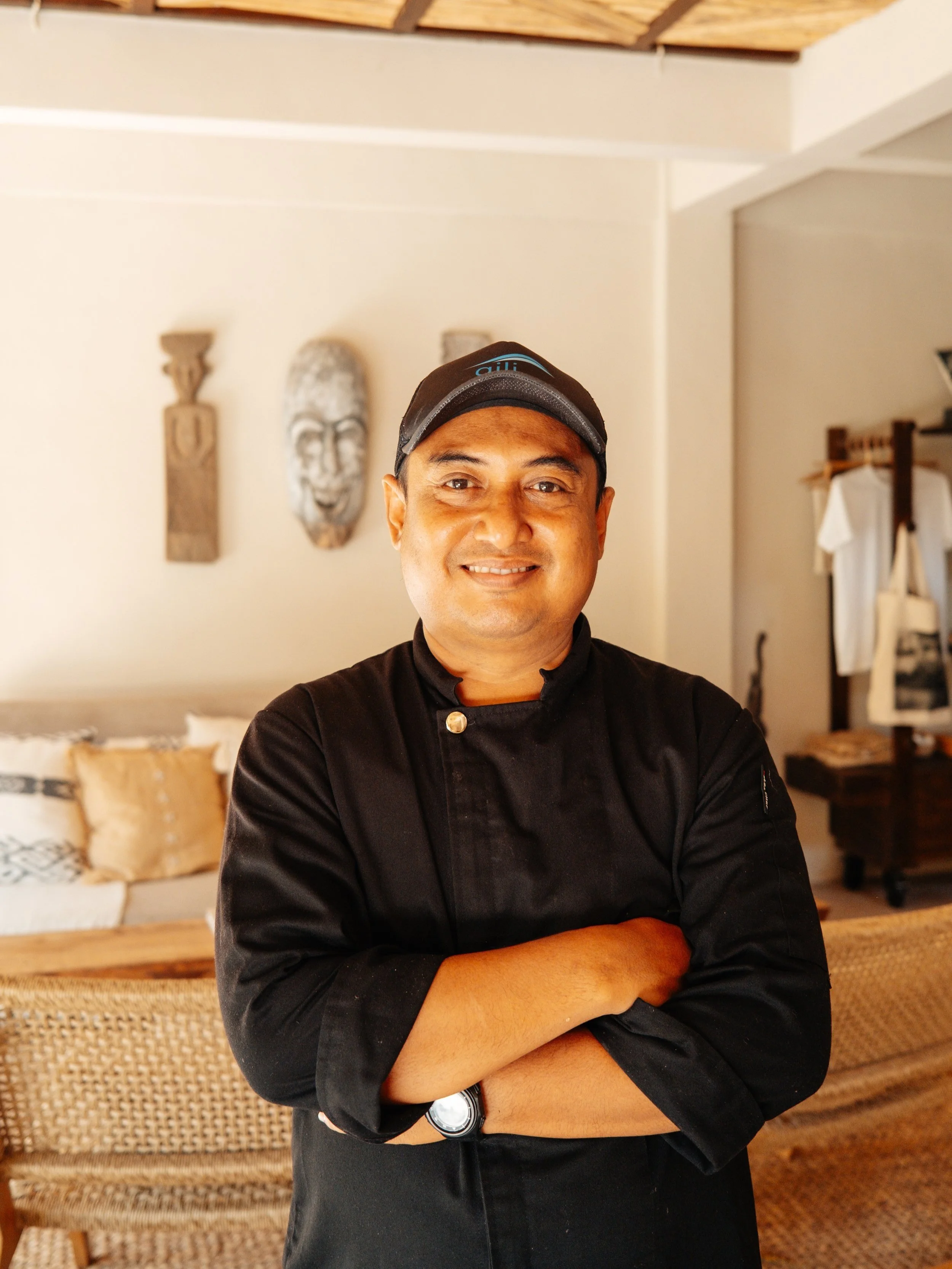 dining at NAMI restaurant in Gili Air