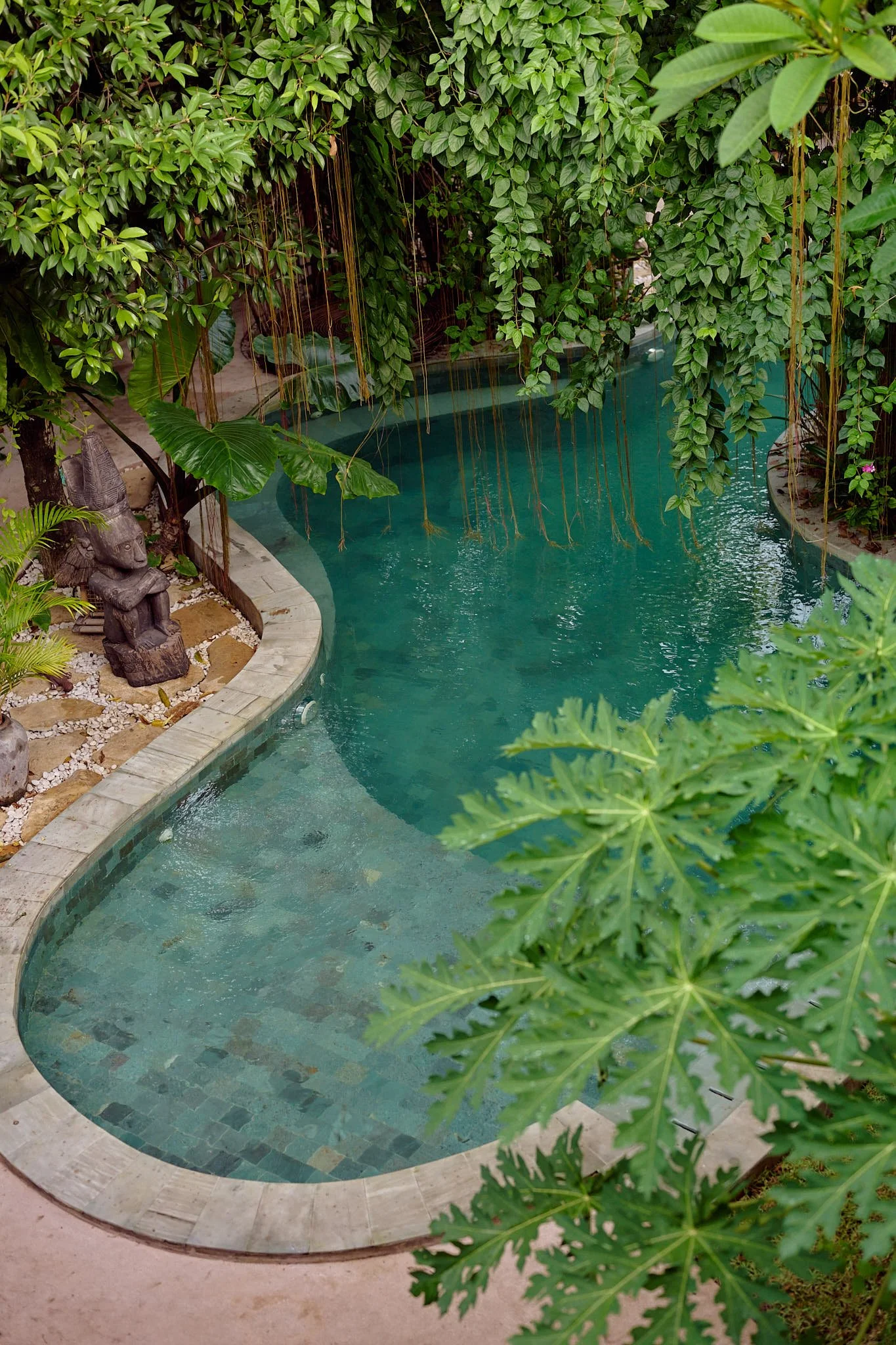 Tropical pool area at Hani Hideaway Gili Air