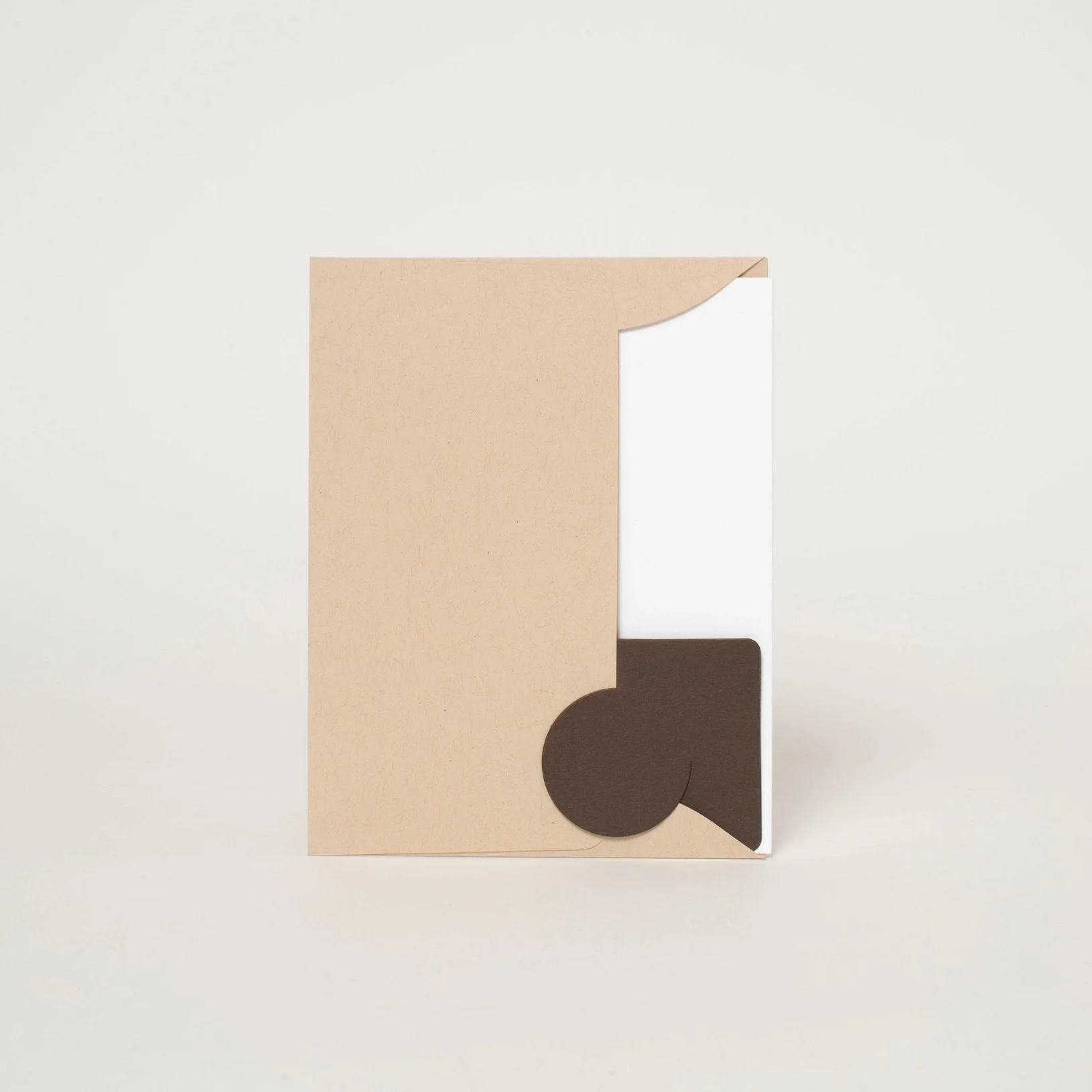Kraft envelope included with funny Birthday Attack shark greeting card