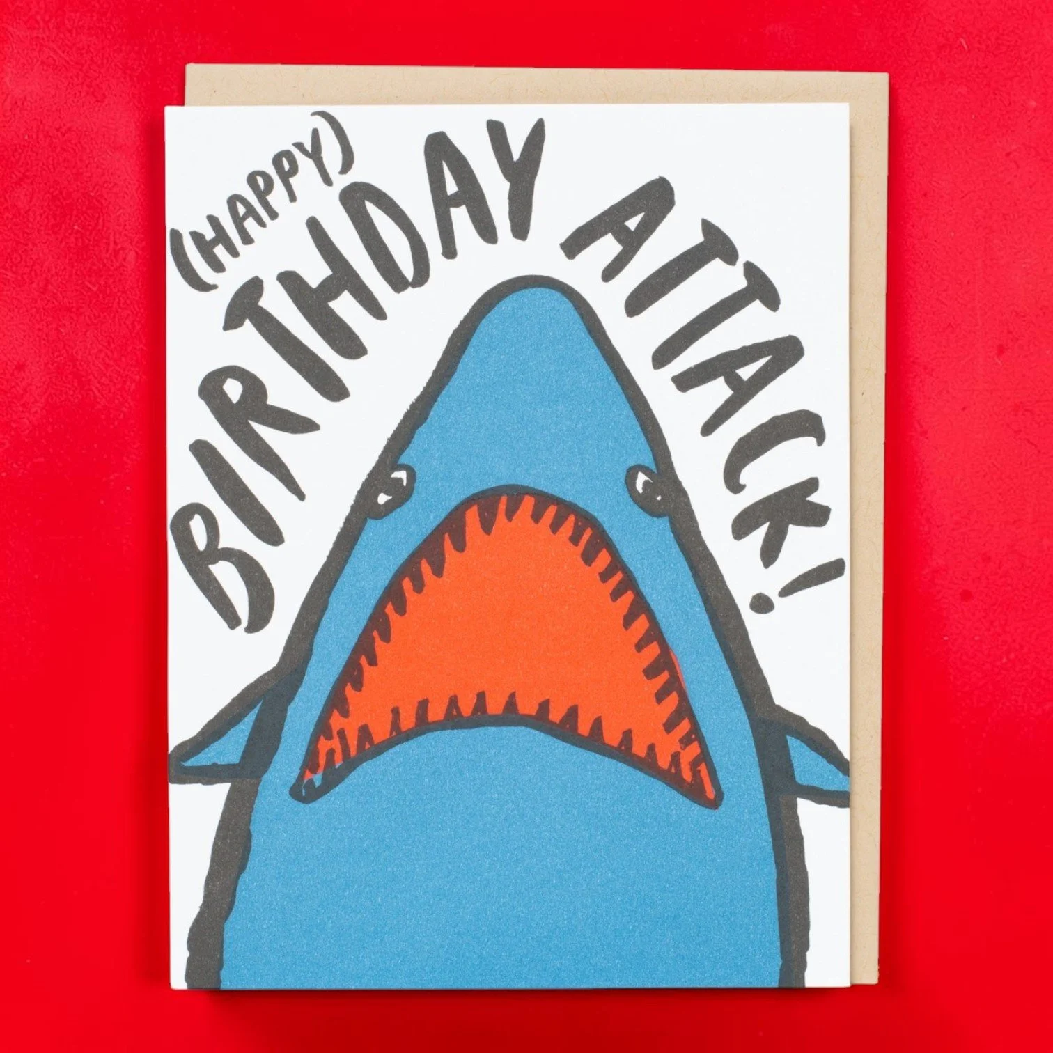 Birthday Shark Attack Card