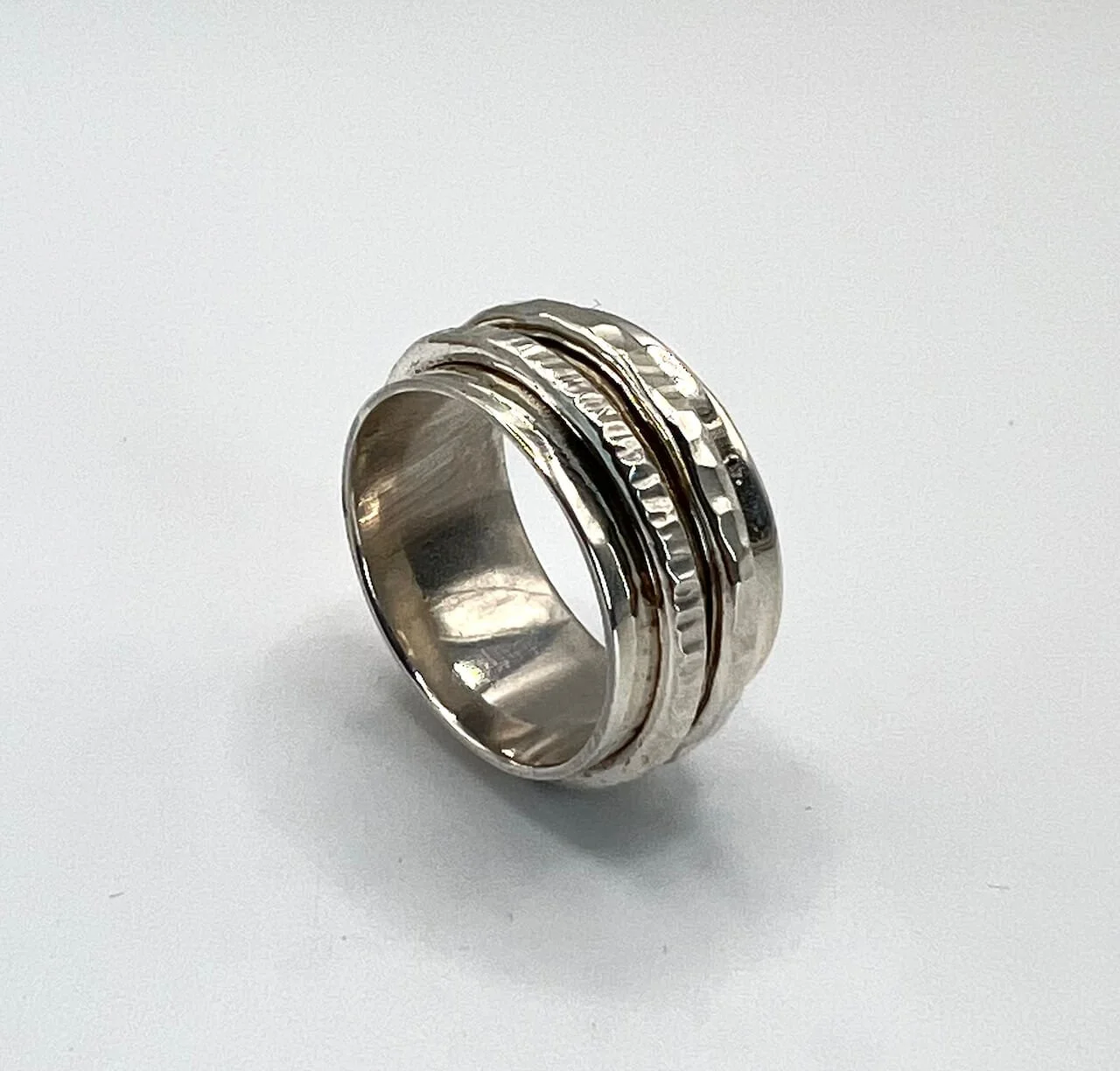 Double band Spinner Ring