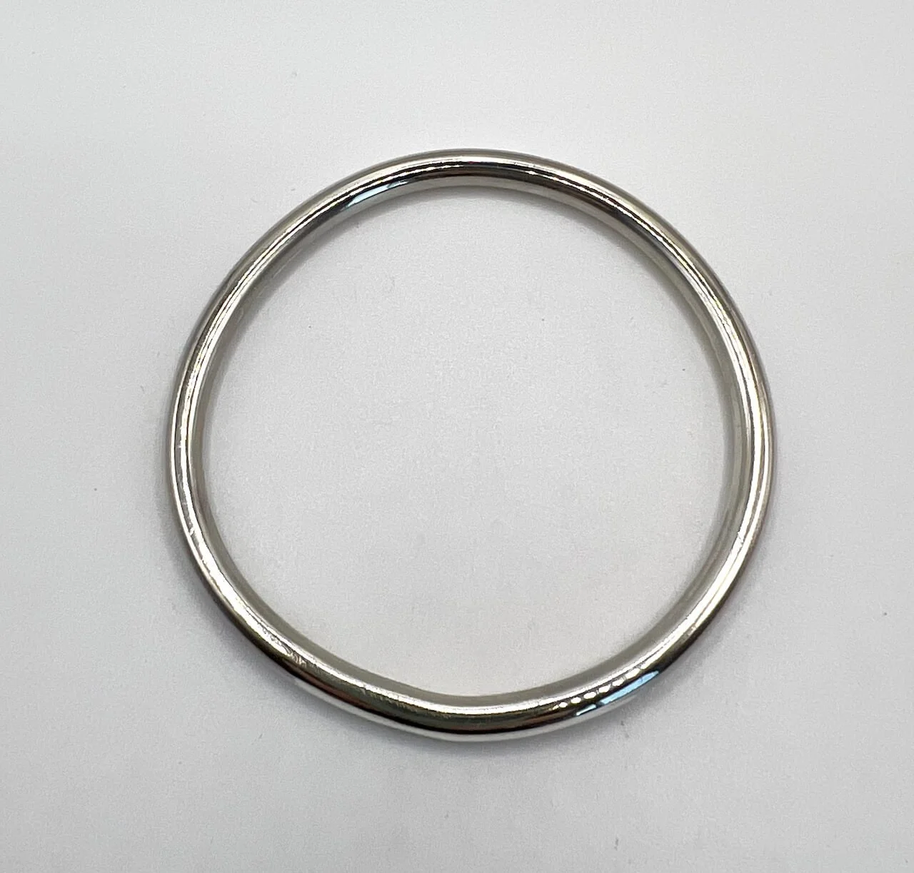 Silver Organic Bangle