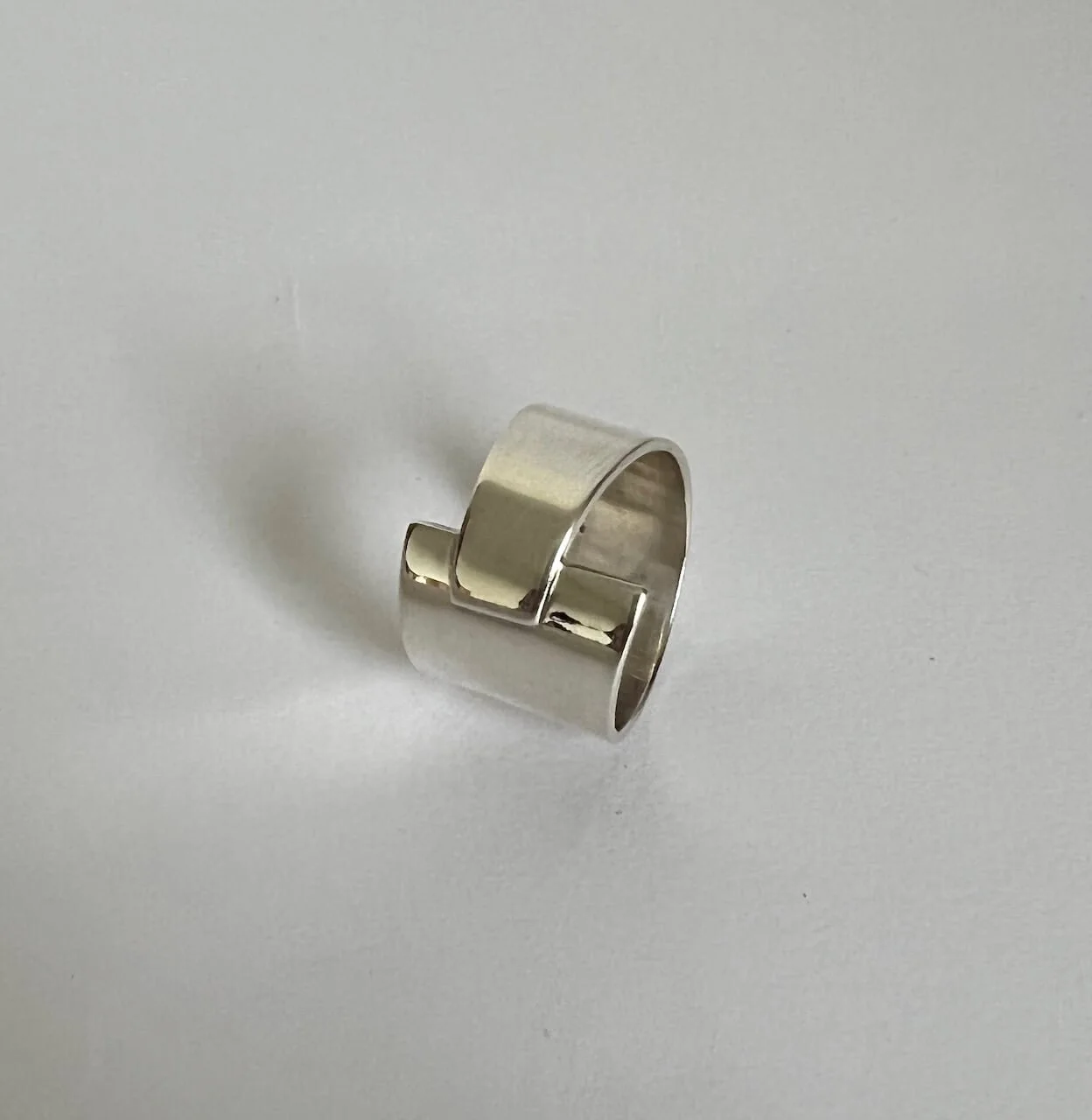 Heritage Silver Overlap Ring
