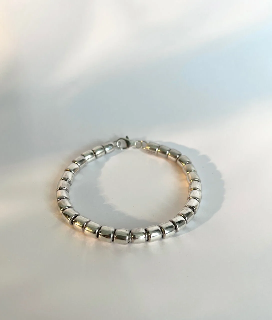 Heritage Silver Bead Bracelet