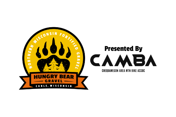 Hungry Bear 100 Logo with CAMRA Logo showing sponsorship