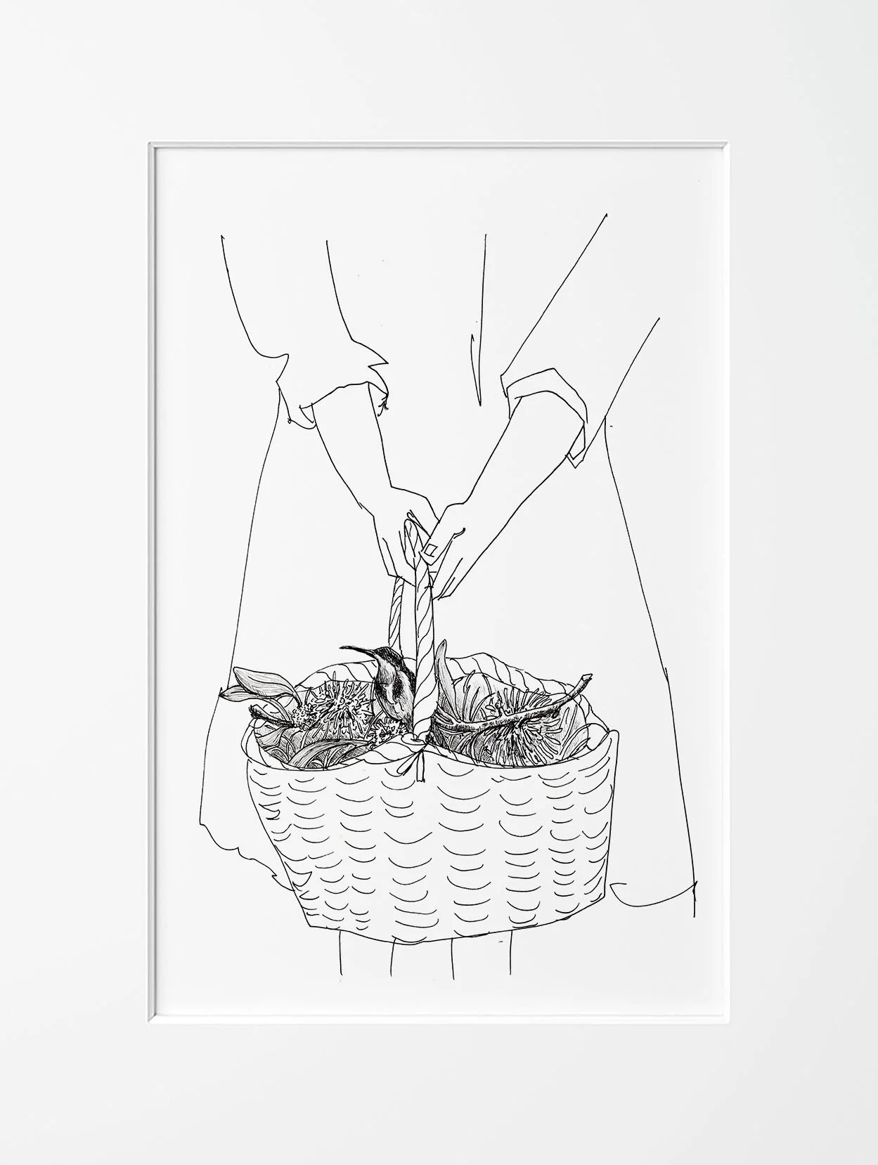 7 Apr 26 bird basket framed.jpg