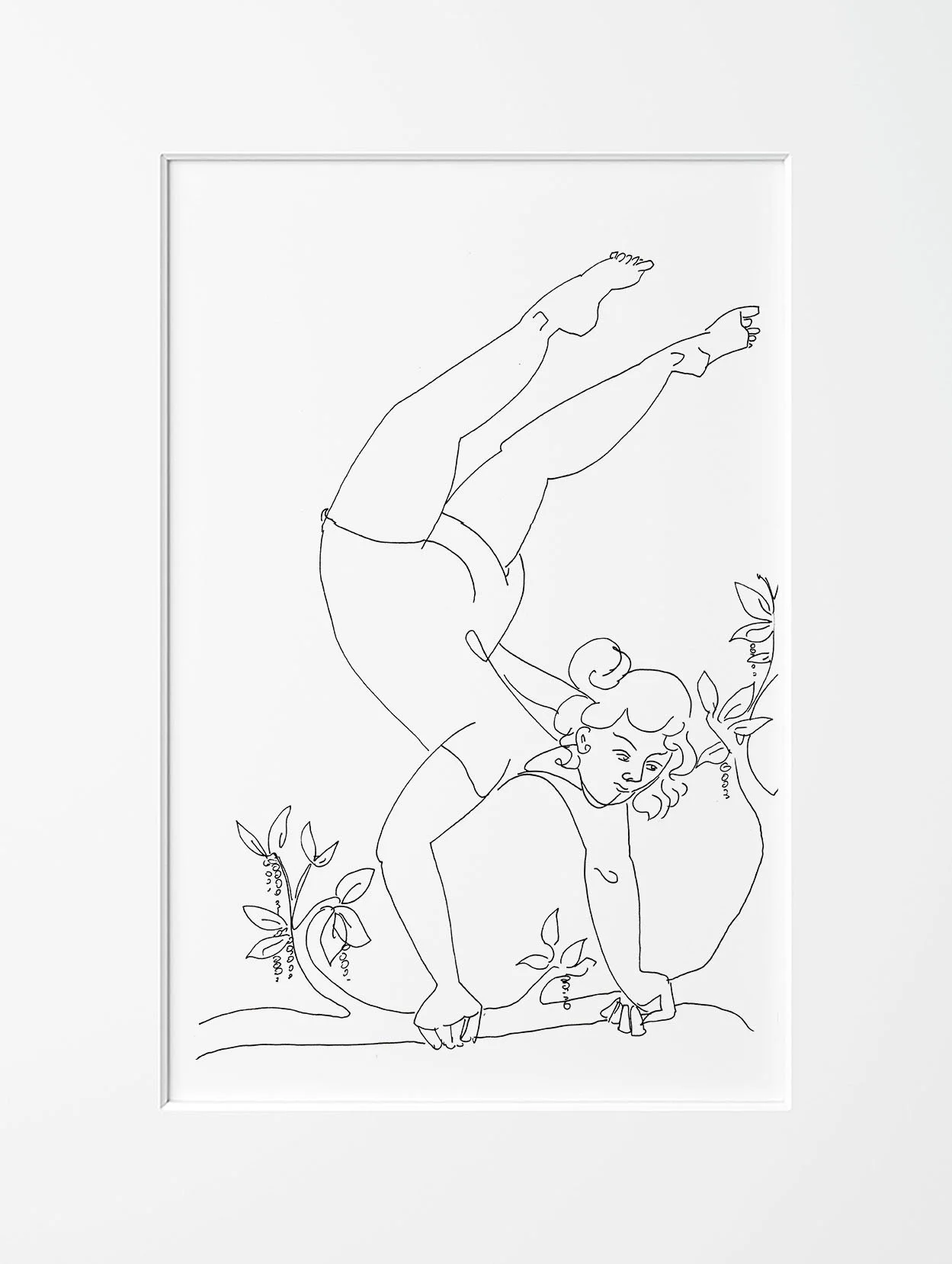 8 Apr 26 acrobat 3 framed.jpg