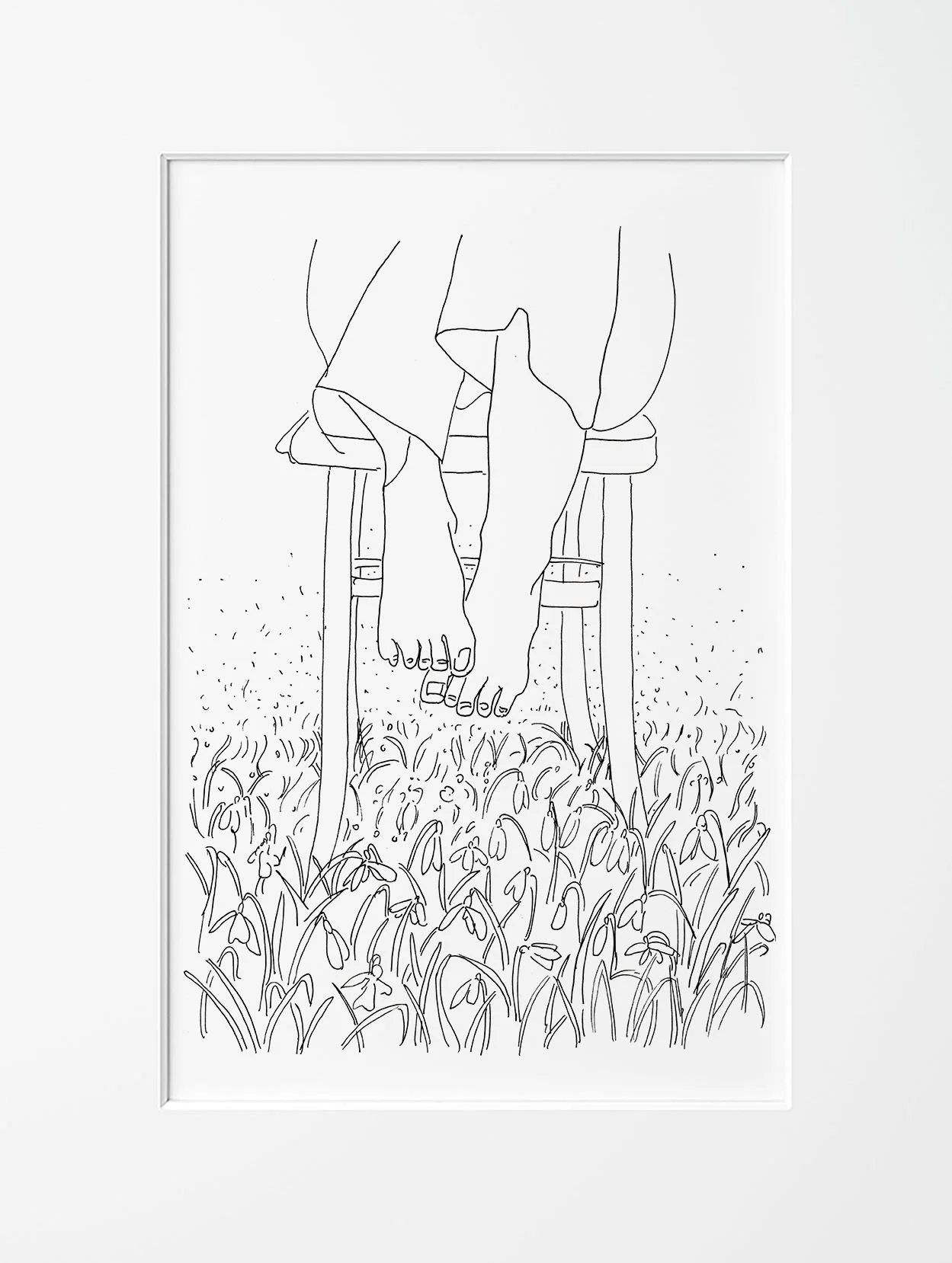 8 Apr 26 feet with snowdrops framed.jpg