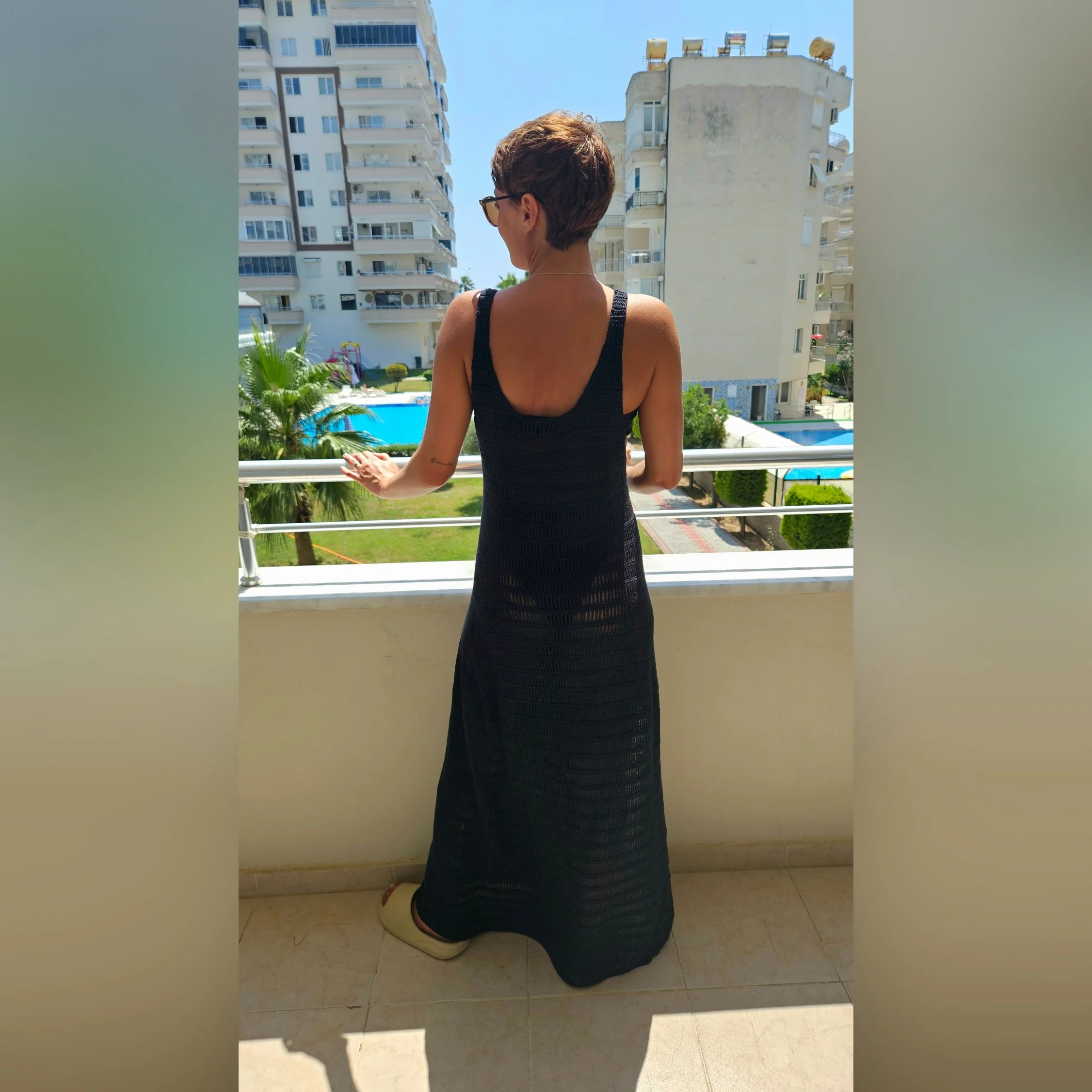 The maxi dress - crochet pattern