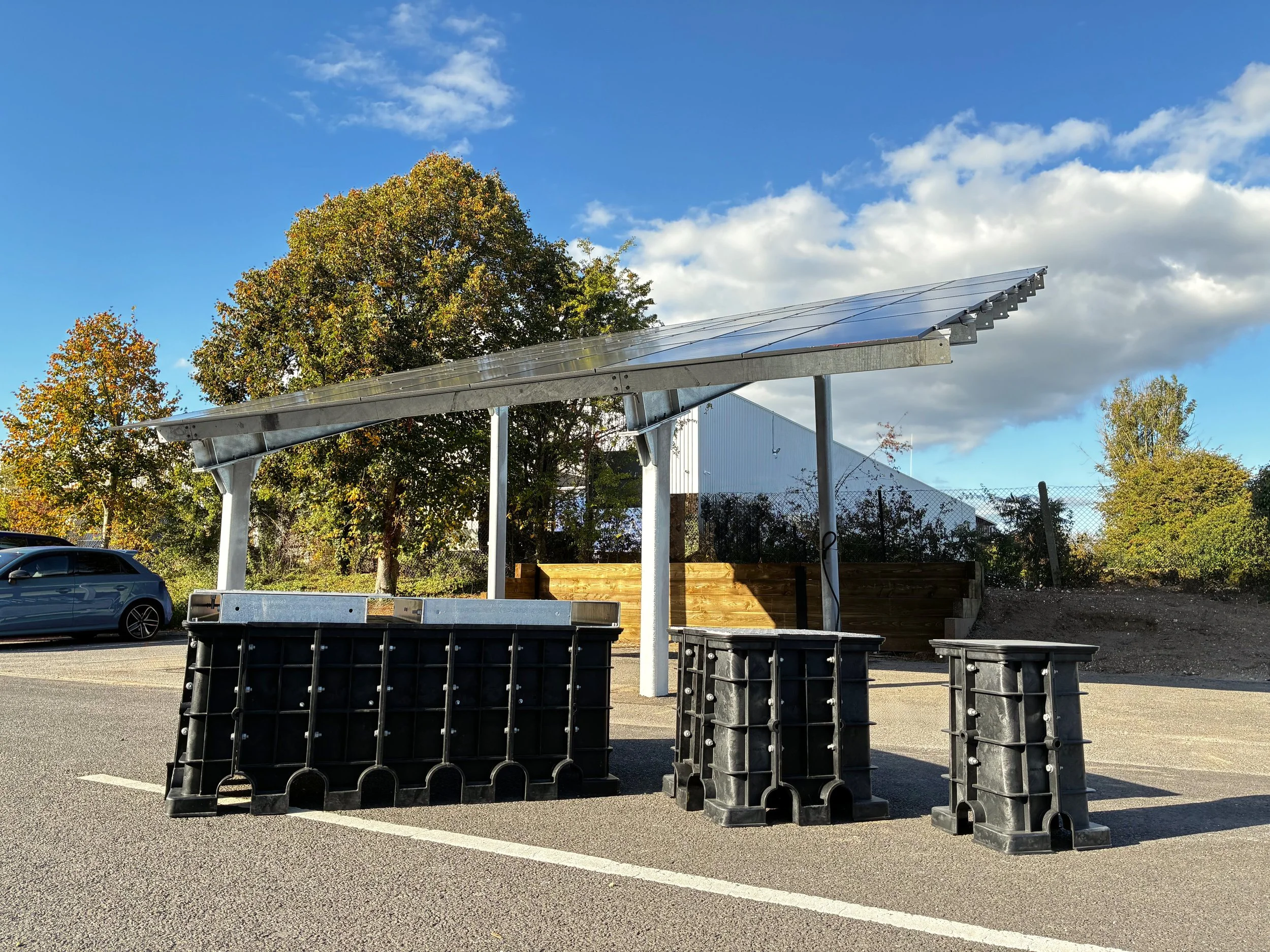 POWERING THE FUTURE: HOW PLP’S EV CHARGING STATION FOUNDATIONS PAIR PERFECTLY WITH PLP’S SOLAR CARPORTS