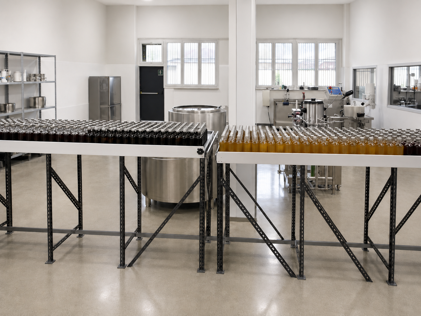 Laboratorio di produzione per liquoristica analcolica e rtd analcolici
