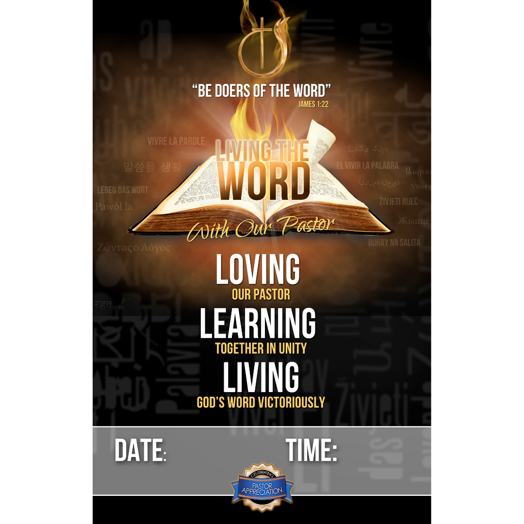 Pastor Appreciation Theme Poster