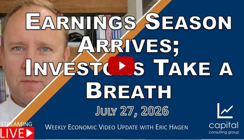 WEEKLY UPDATE: Earnings Season Arrives; Investors Take a Breath