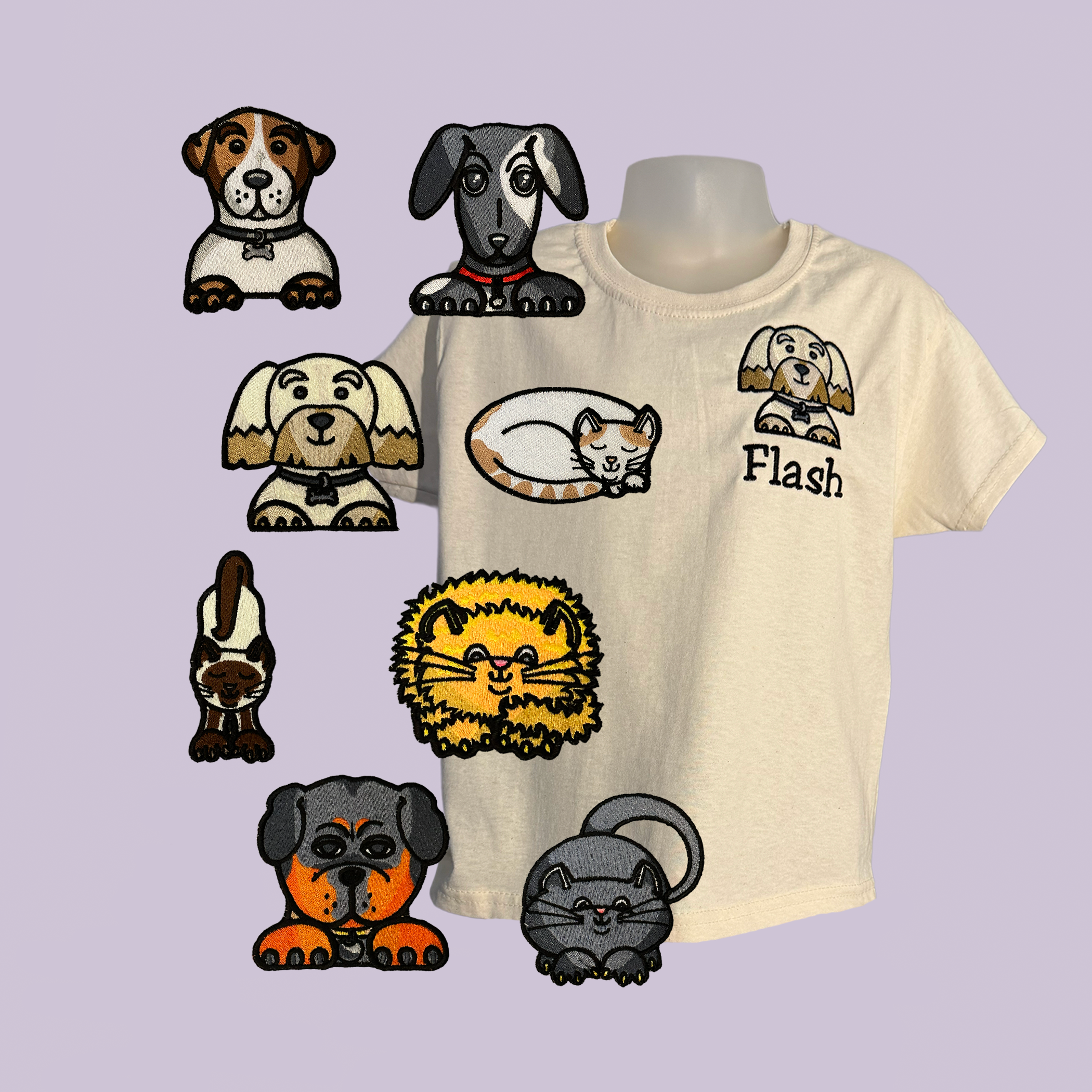 kids Pet and Name T-Shirt, birthday gift