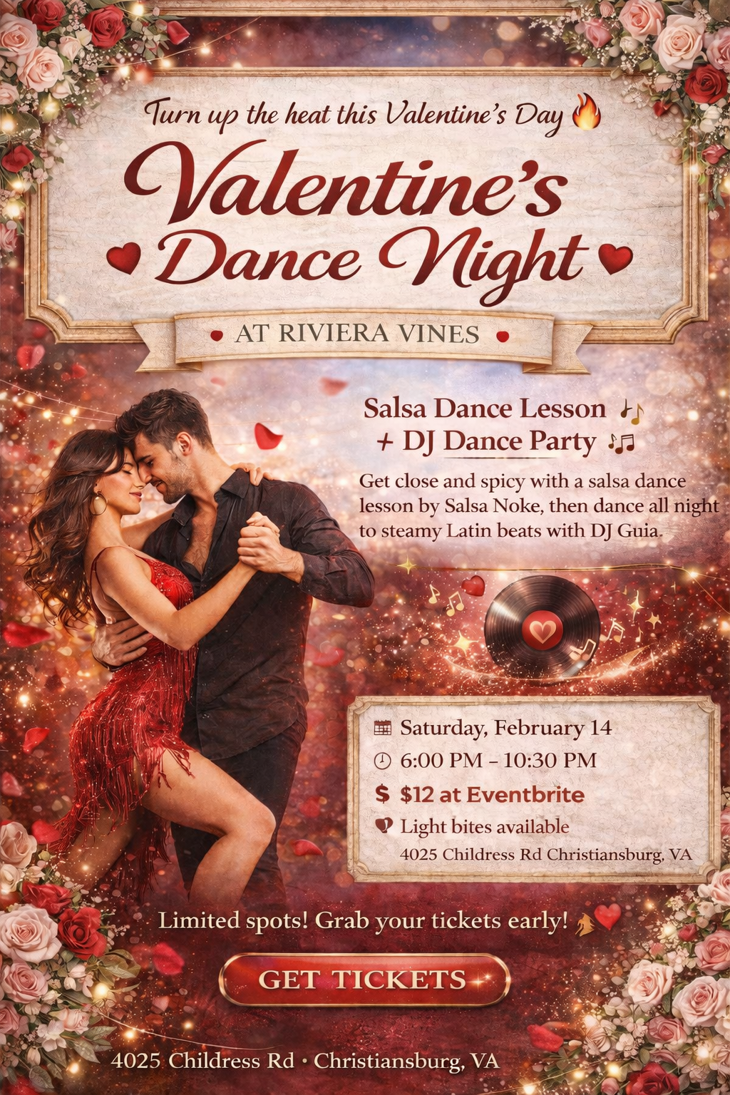 Valentine’s Day Dance Night at Riviera Vines