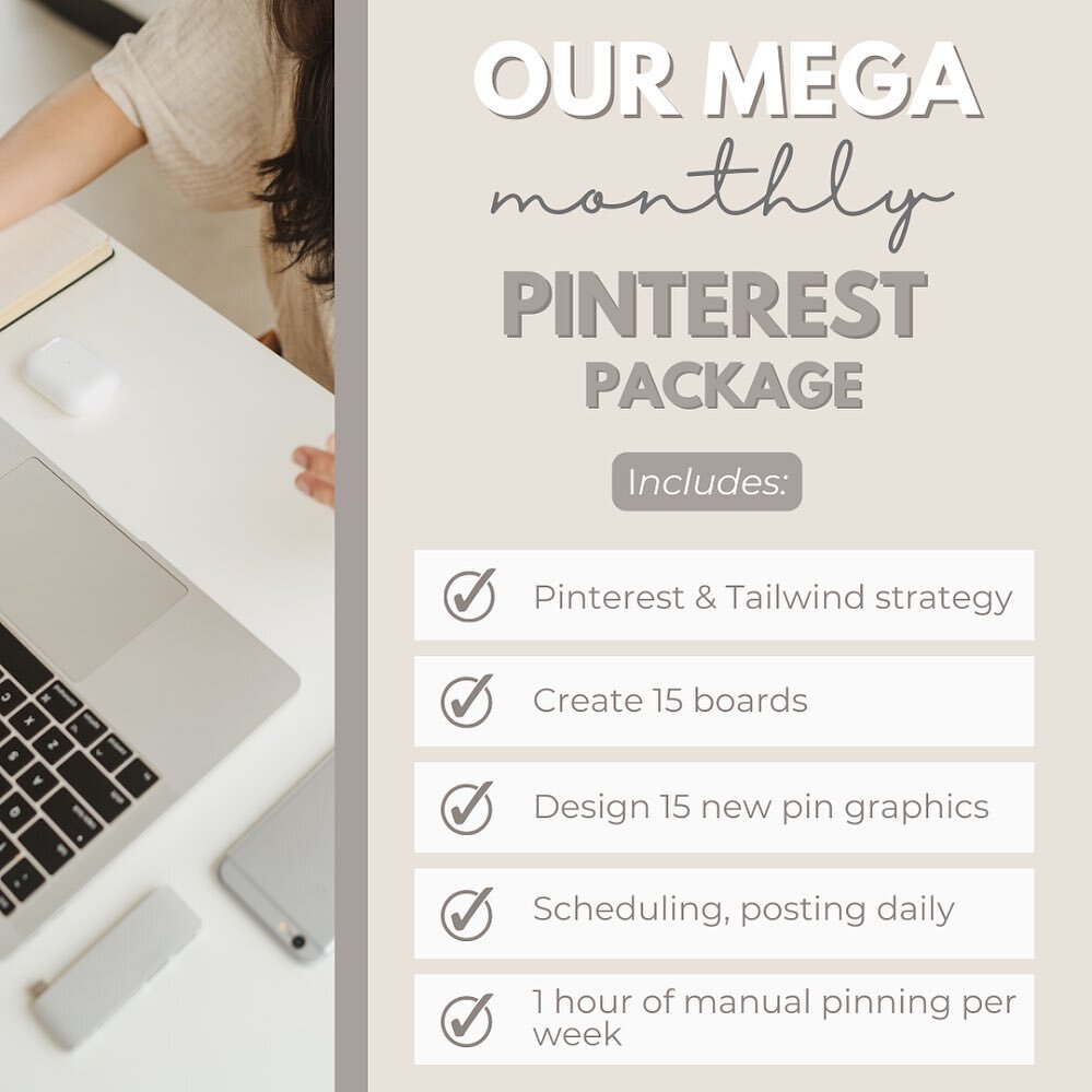 Pinterest can be a powerful way to build your business but you may of not yet figured out the way to make it work directly for your business. Is this you? 

Or maybe you feel like you are already spending a lot of time on social media and you really 
