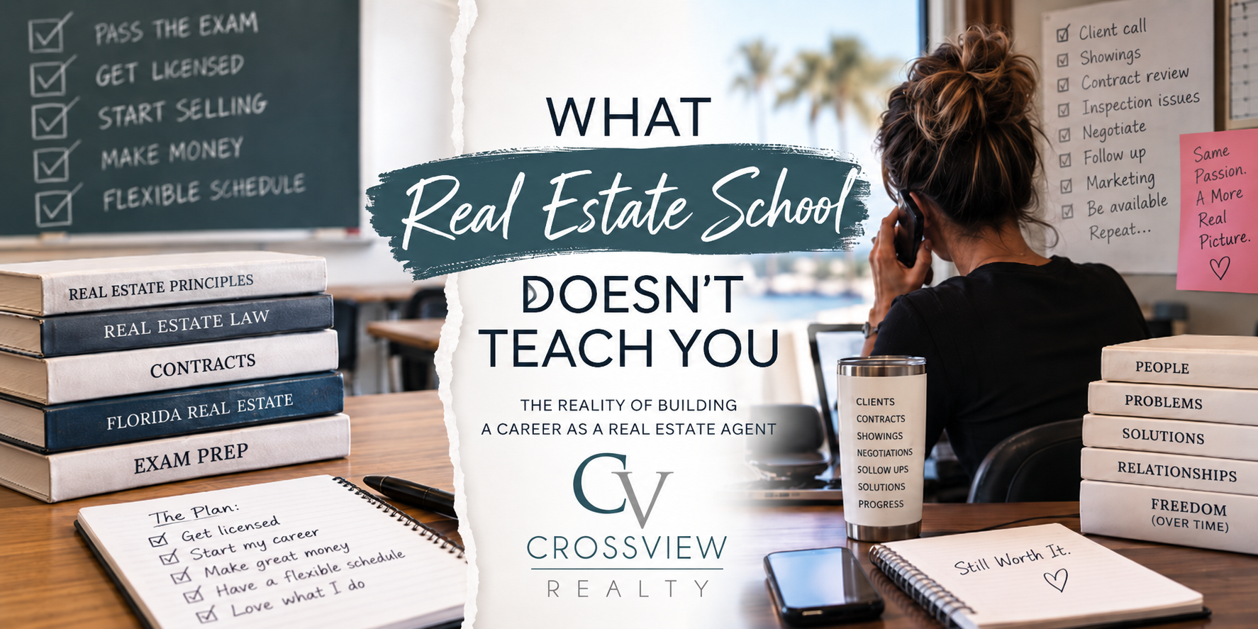 What Real Estate School Doesn’t Teach You About Becoming an Agent