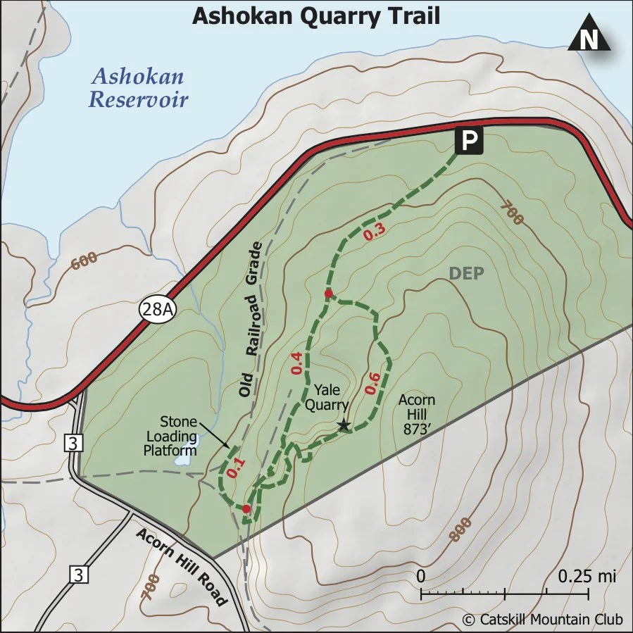 Ashokan Quarry Trail — Catskill Mountain Club