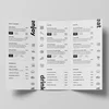 DIY dine-in food takeout to go menu Canva template — Ingenie Sally