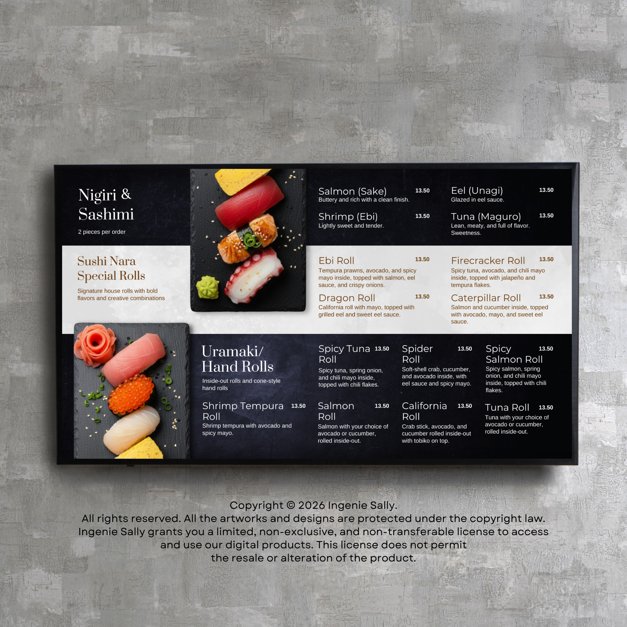 DIY Animated TV Editable Digital Menu Board Screen Canva Template 2.png