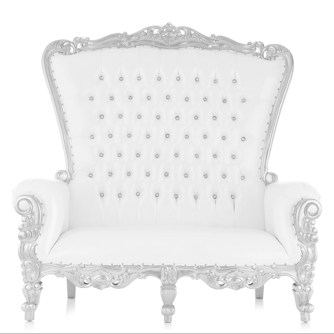 Love Seat Throne Rental (Double Wide)