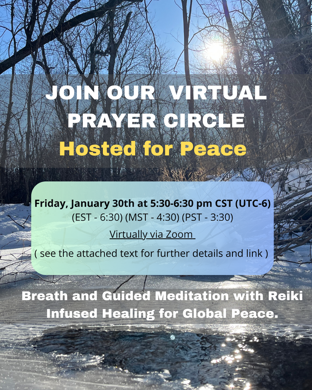 Prayer Circle for Peace