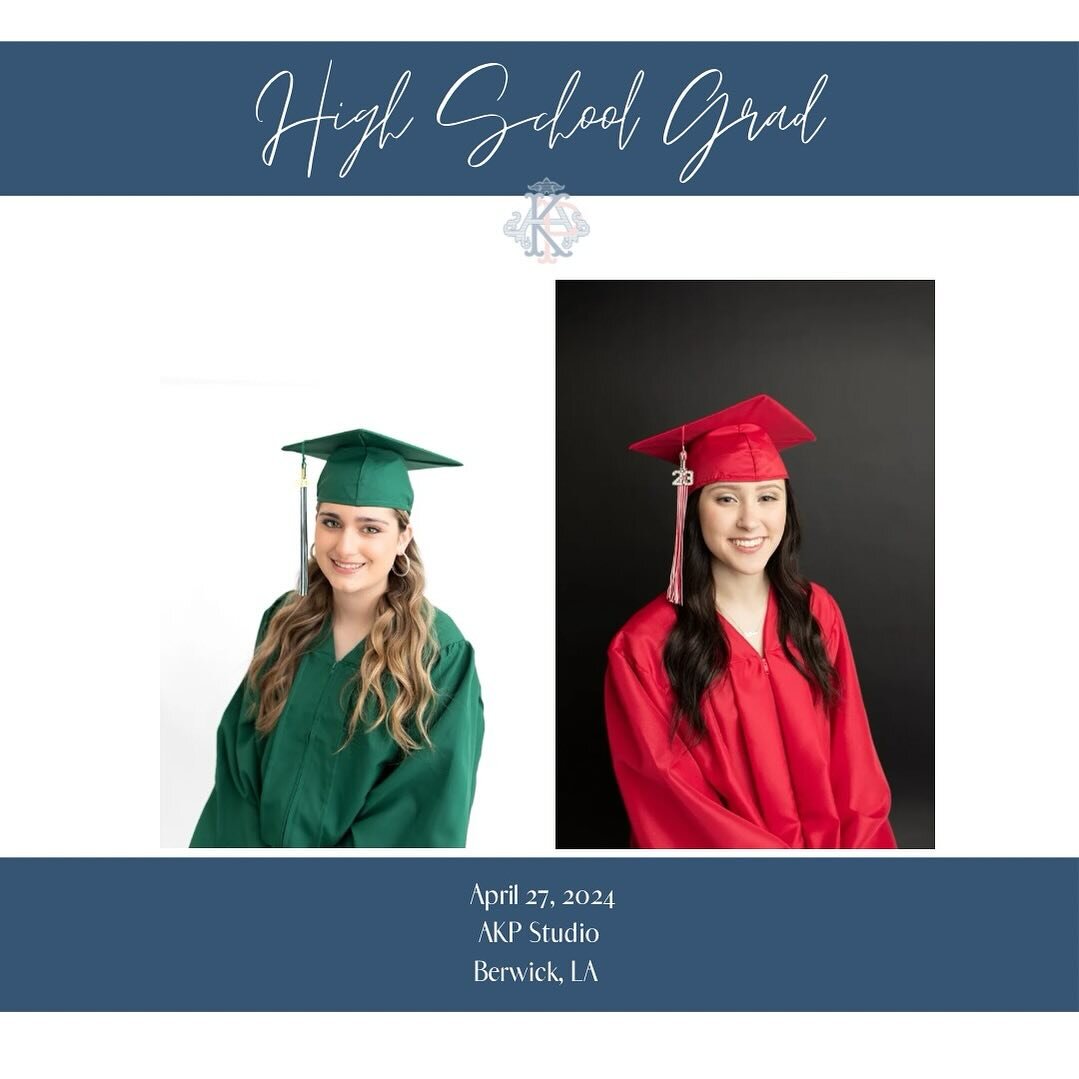 High school grads, you&rsquo;re up next!! Comment below for more info on this cap and gown session!