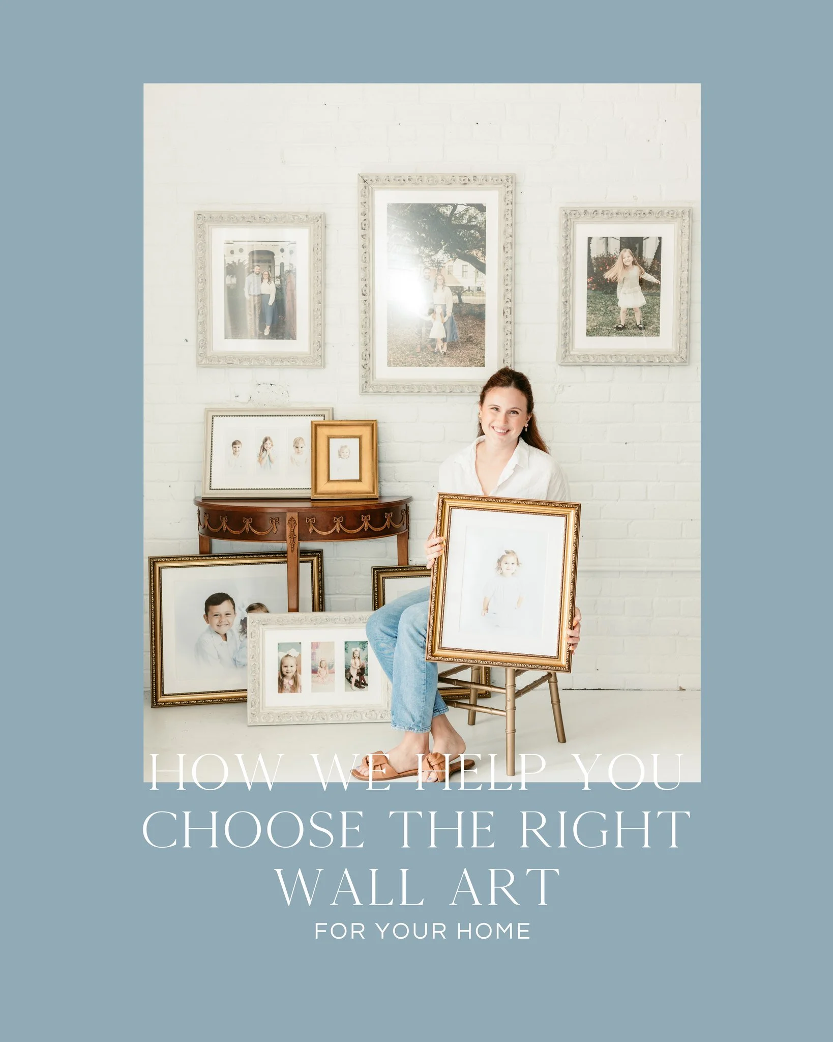 Your memories deserve more than a spot on your phone 🤍
They deserve a place on your walls.

Heirloom portraits are created to be framed, displayed, and lived with every day. From helping you choose the perfect image to creating virtual wall mockups 