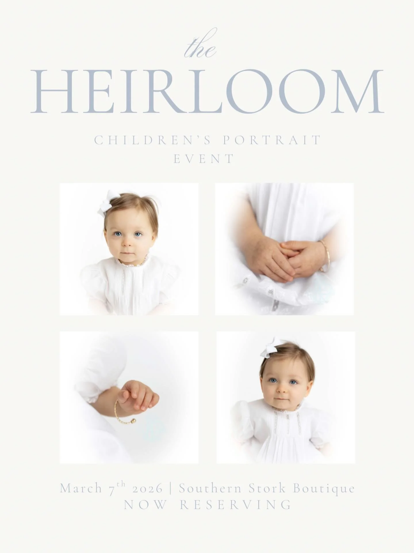 Last call for this Saturdays heirloom session!! Comment HEIRLOOM for the booking link!