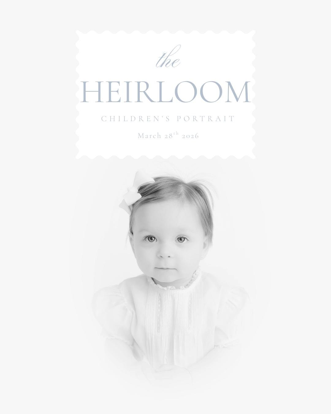 Can't make it to our pop-up March 7th? I'm hosting an Heirloom day at the studio March 28th! 
To get first dibs on booking, comment AKPH and I will send you the booking link before I start posting it!