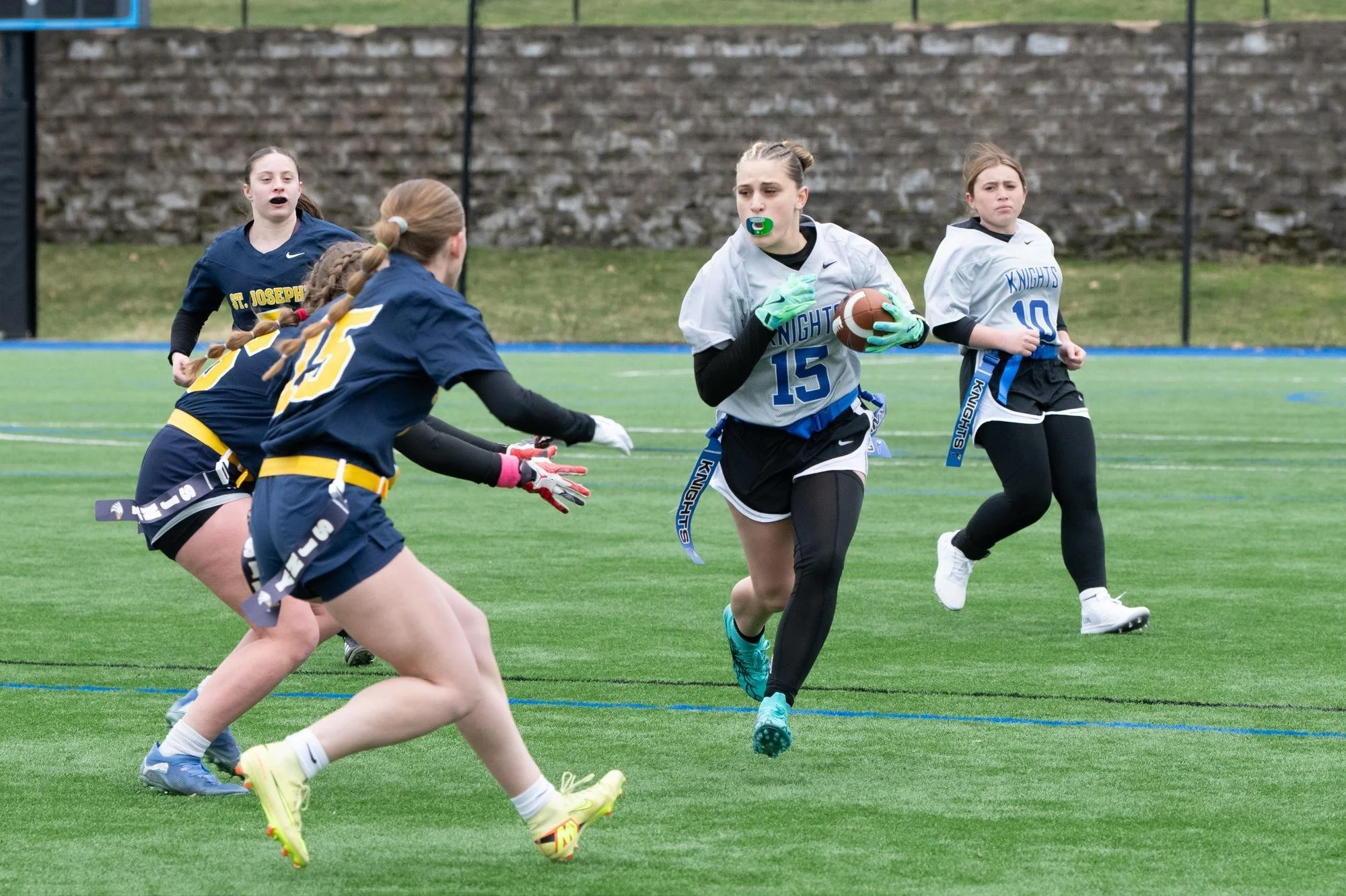 Women’s Flag Football takes the field at the Mount