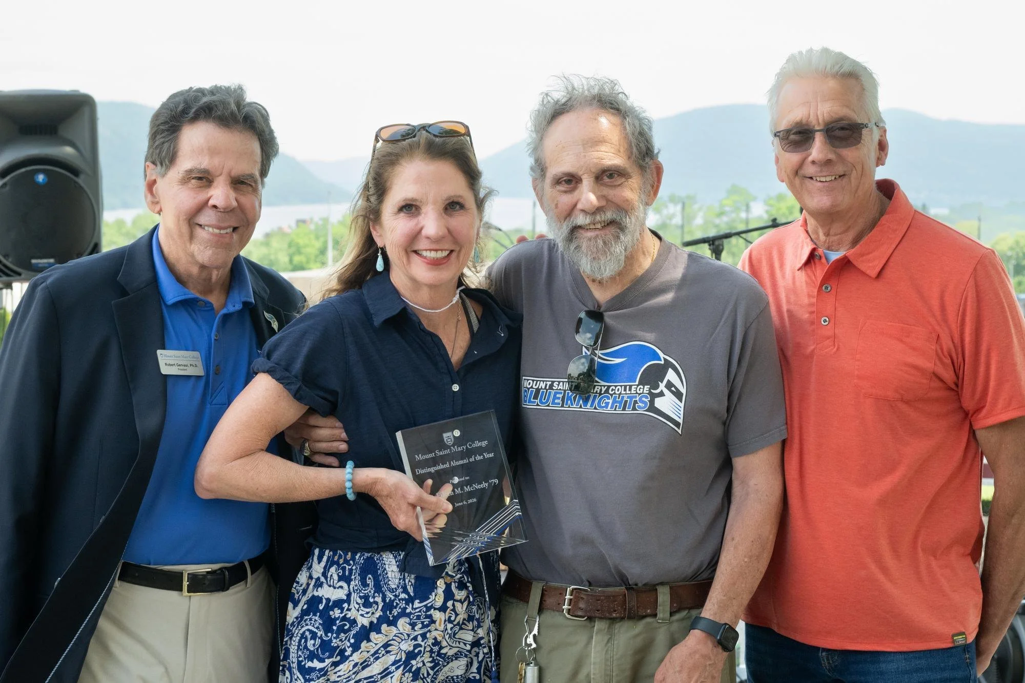   Dr. Eileen M. McNeely received the 2026 Distinguished Alumni Award at Alumni Reunion Weekend.  