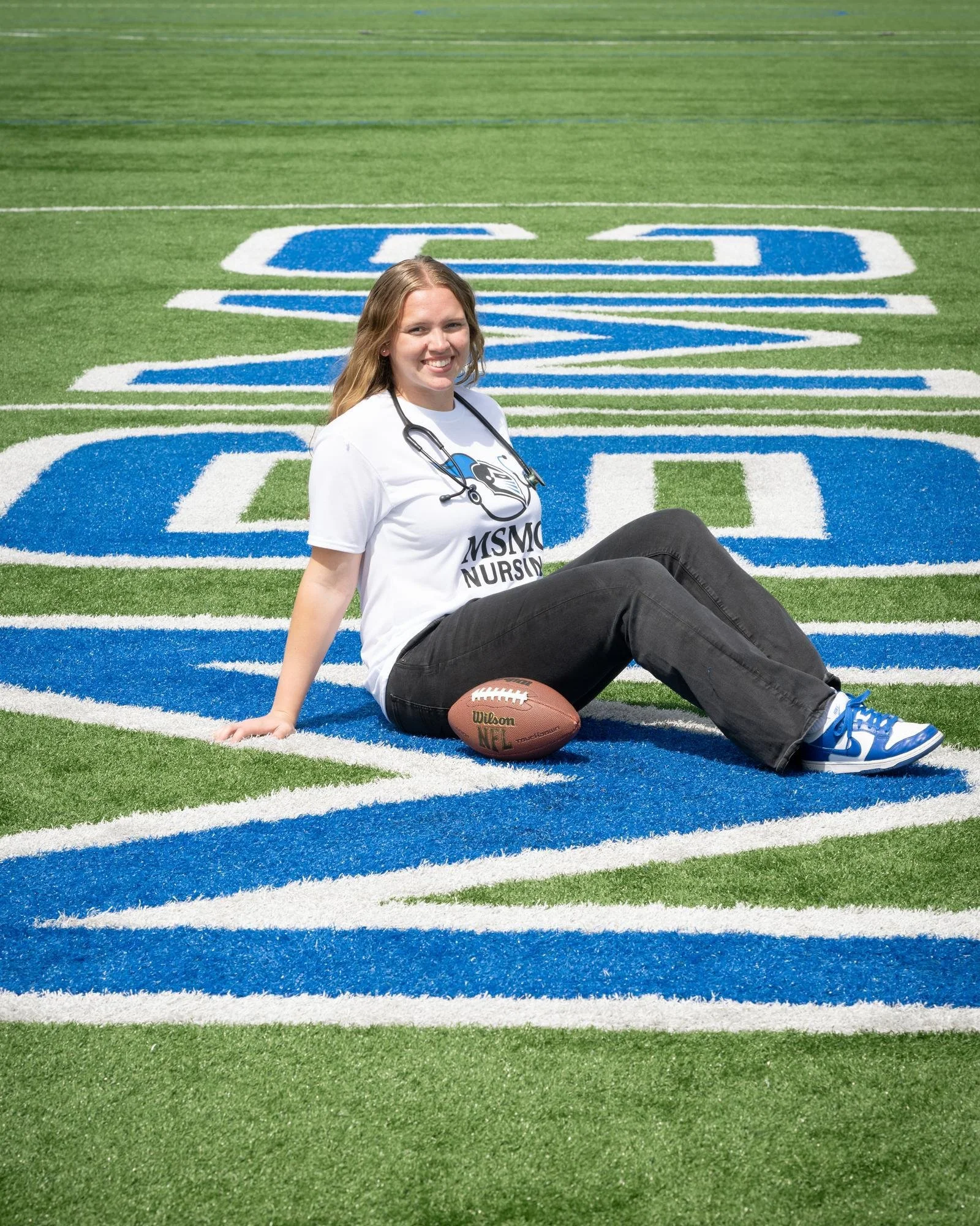 Grad tackled new challenges with Flag Football, Nursing excellence