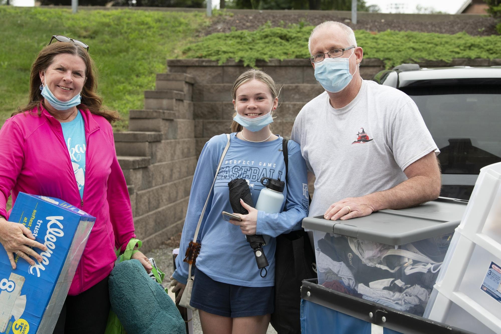 Erin O’Sullivan moved into Sakac Hall on Sunday, August 29, 2021.