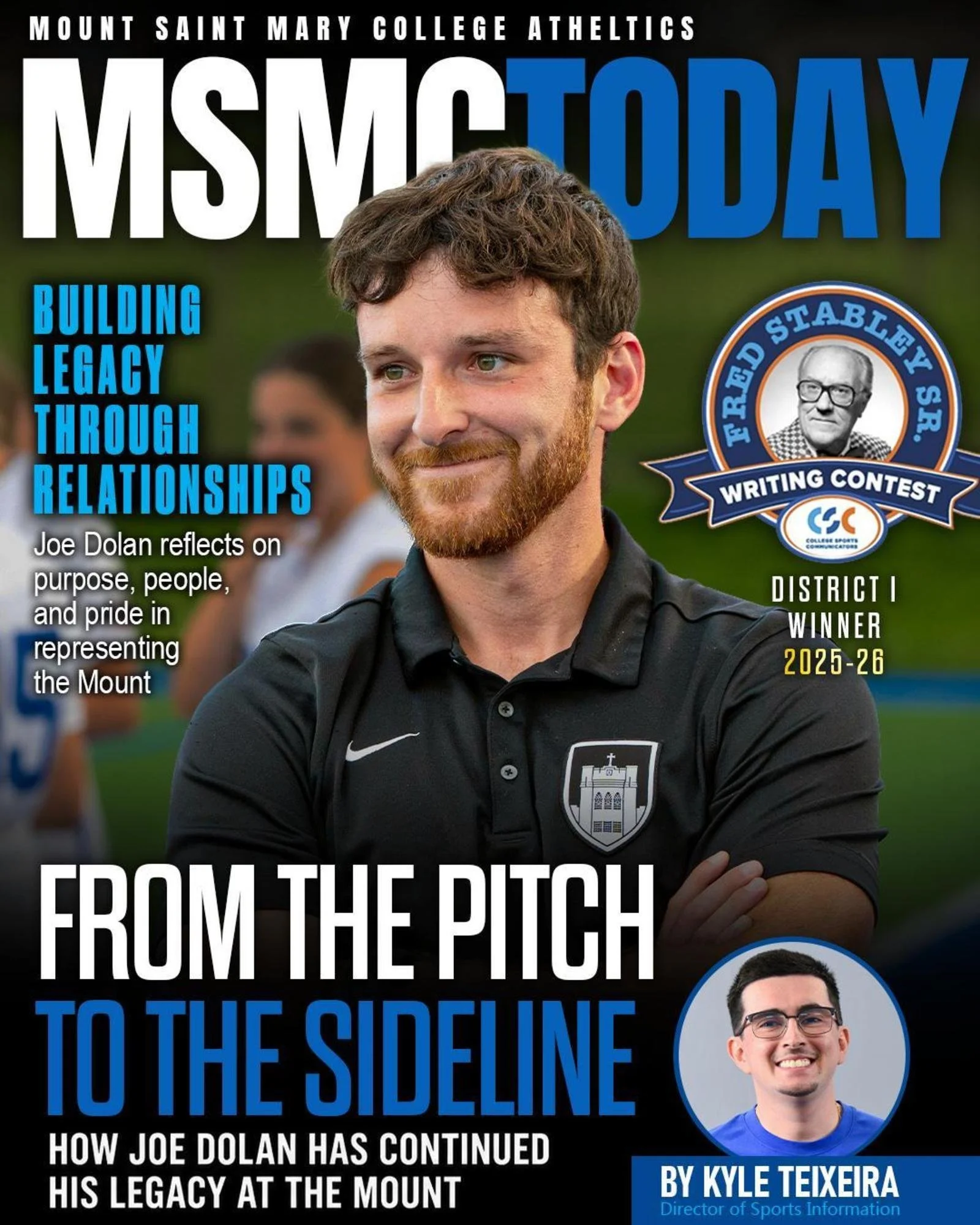 From the Pitch to the Sideline. How Joe Dolan has continued his legacy at the Mount.