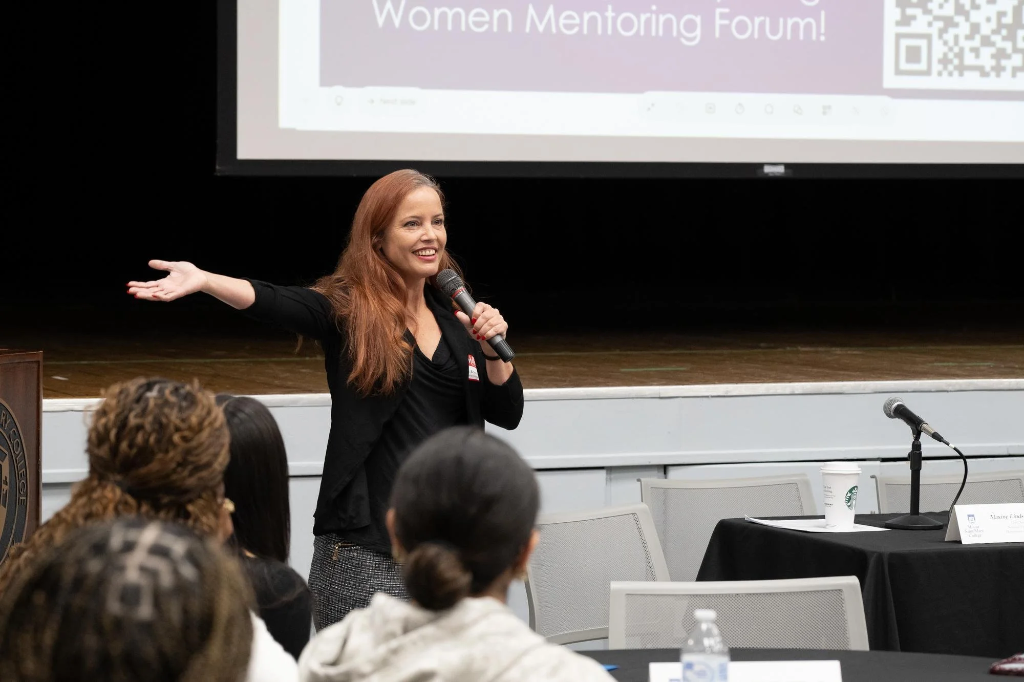   Rebecca Rayburn-Reeves, Senior Director of the Institute of Consumer Money Management (ICMM) and the Financial Literacy Program Coordinator for Young Enterprising Women, discussed the psychological barriers that often impact financial confidence, n