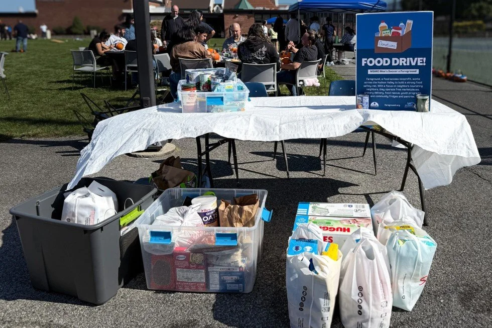 Mount’s Soccer team collects more than 100 essentials for local community&nbsp;
